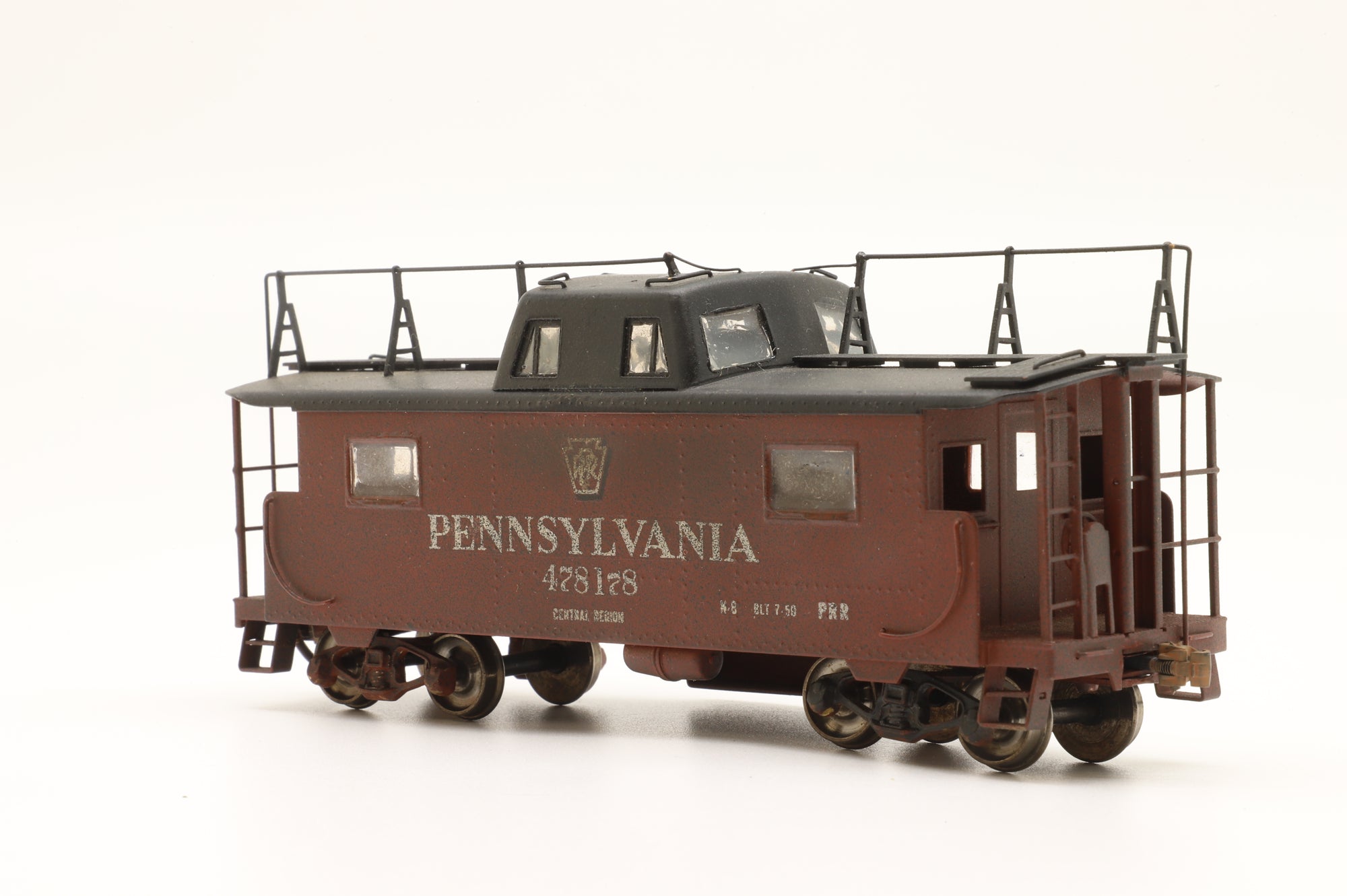 Alco Models HO Brass PRR N-8 '478178' Central Region, Weathered