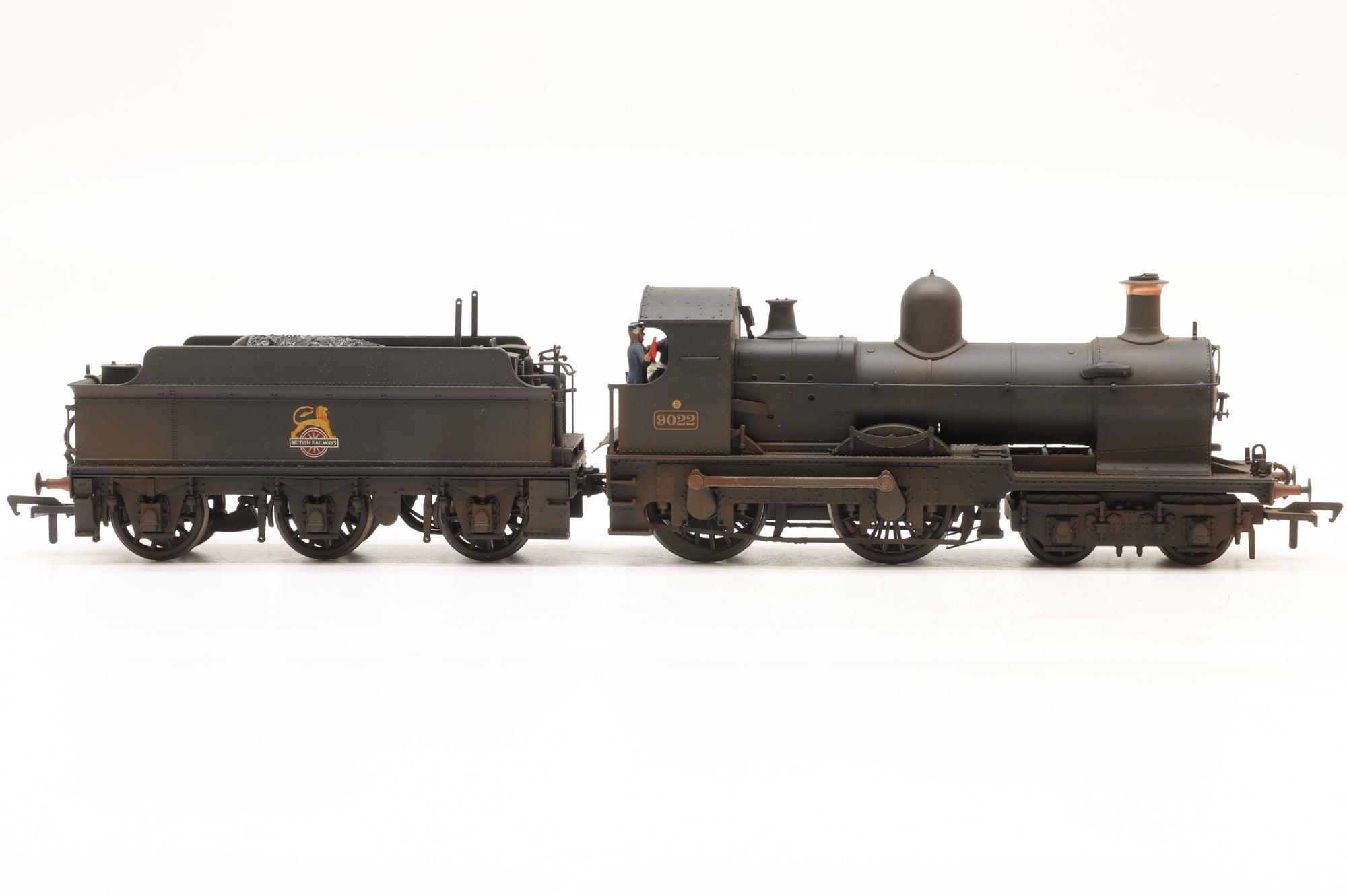 Bachmann OO 31-085 GWR 3200 Class '9022' BR Black E/C Weathered
