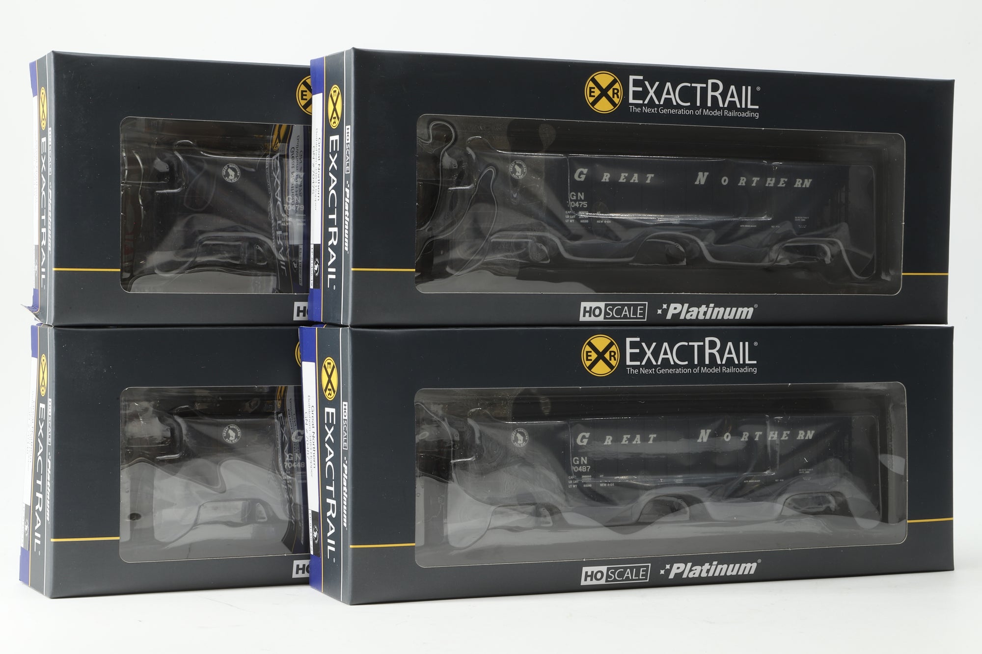 Exact Rail HO Rake Of 4 GN Bethlehem Hopper Wagons Inc. EP81456-19, 81456-22, 81456-20 & 81456-13