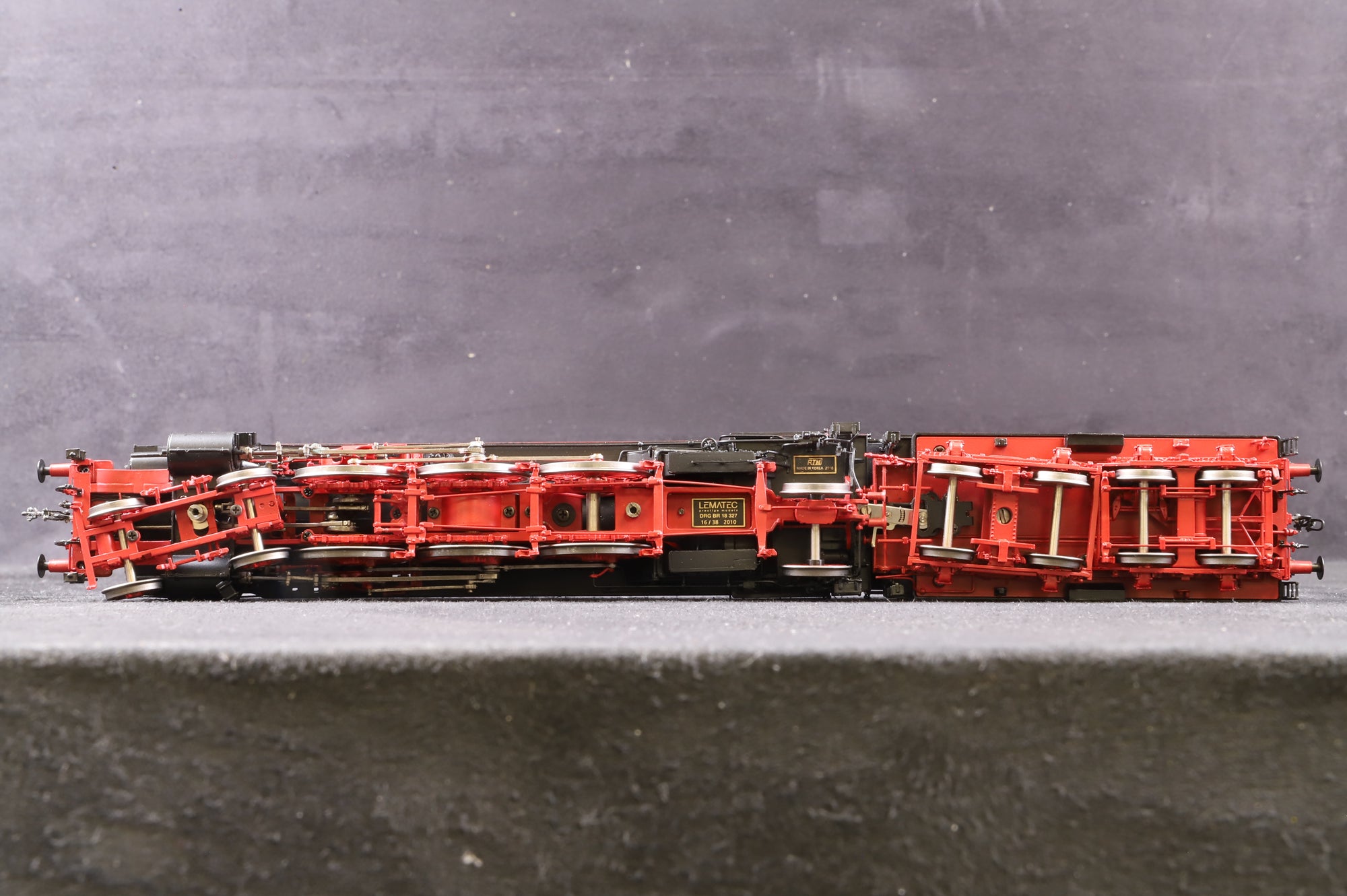 Lematec HO Brass HO-208/2 DRG BR 18 327 Schwarz-rot, Ltd Ed.16/38