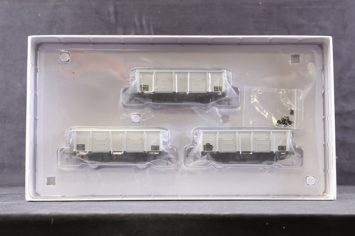 Accurascale OOACC1083 Pack of 3 21T Coal/ MDO Mineral Wagons &#39;B201048, B201332 &amp; B201385&#39;