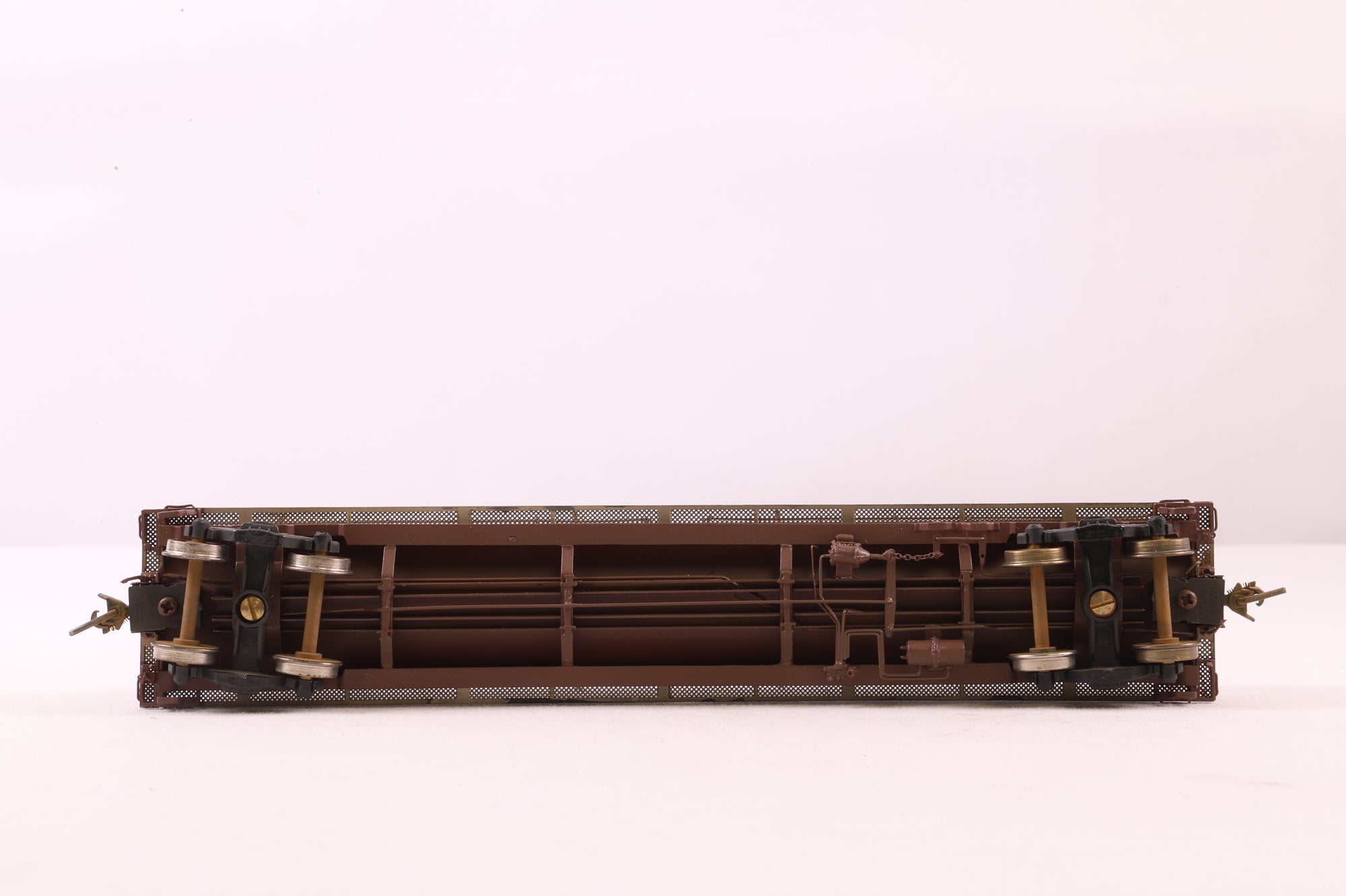 Overland Models HO Brass OMI-1357 Thrail Coil Steel Car No.950056 in Missouri Pacific Brown