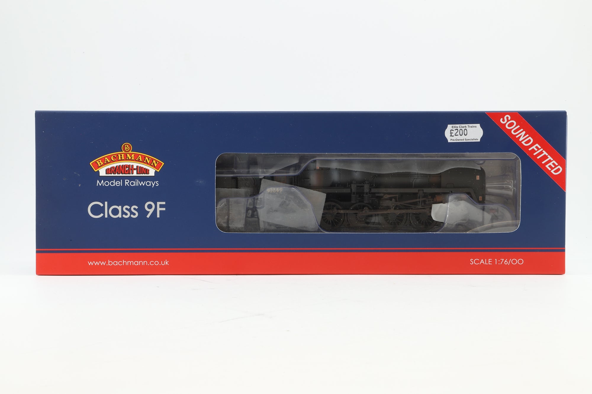 Bachmann OO 32-862ASF Class 9F (Tyne Dock) 92097 in BR Black w/ Late Crests - DCC Sound & Weathered