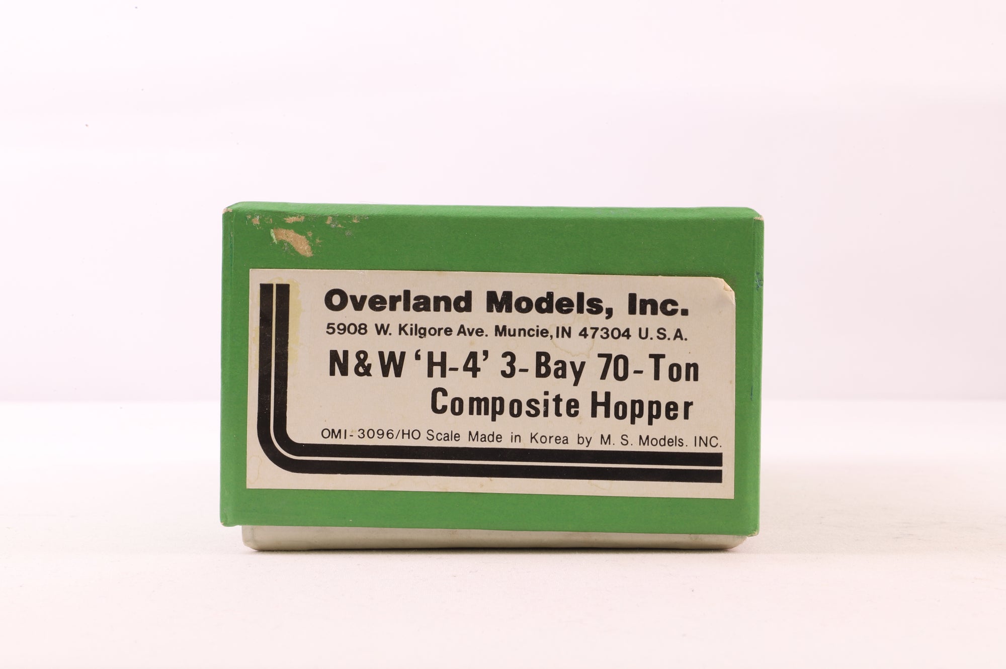 Overland Models HO Brass OMI-3096 Hopper N&W H-4 3-bay 55 Ton Composite Hopper C/P Tolf '30011'