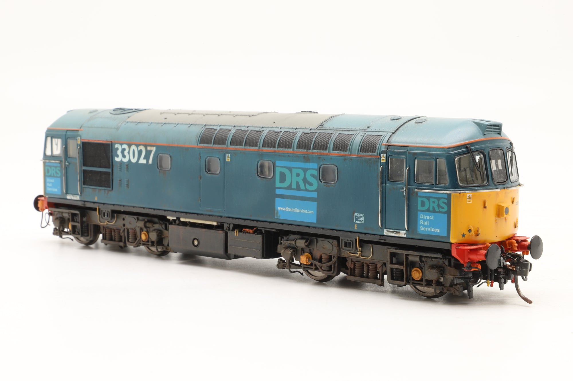 Heljan OO Class 33 33027 in DRS Livery – Weathered & DCC Sound