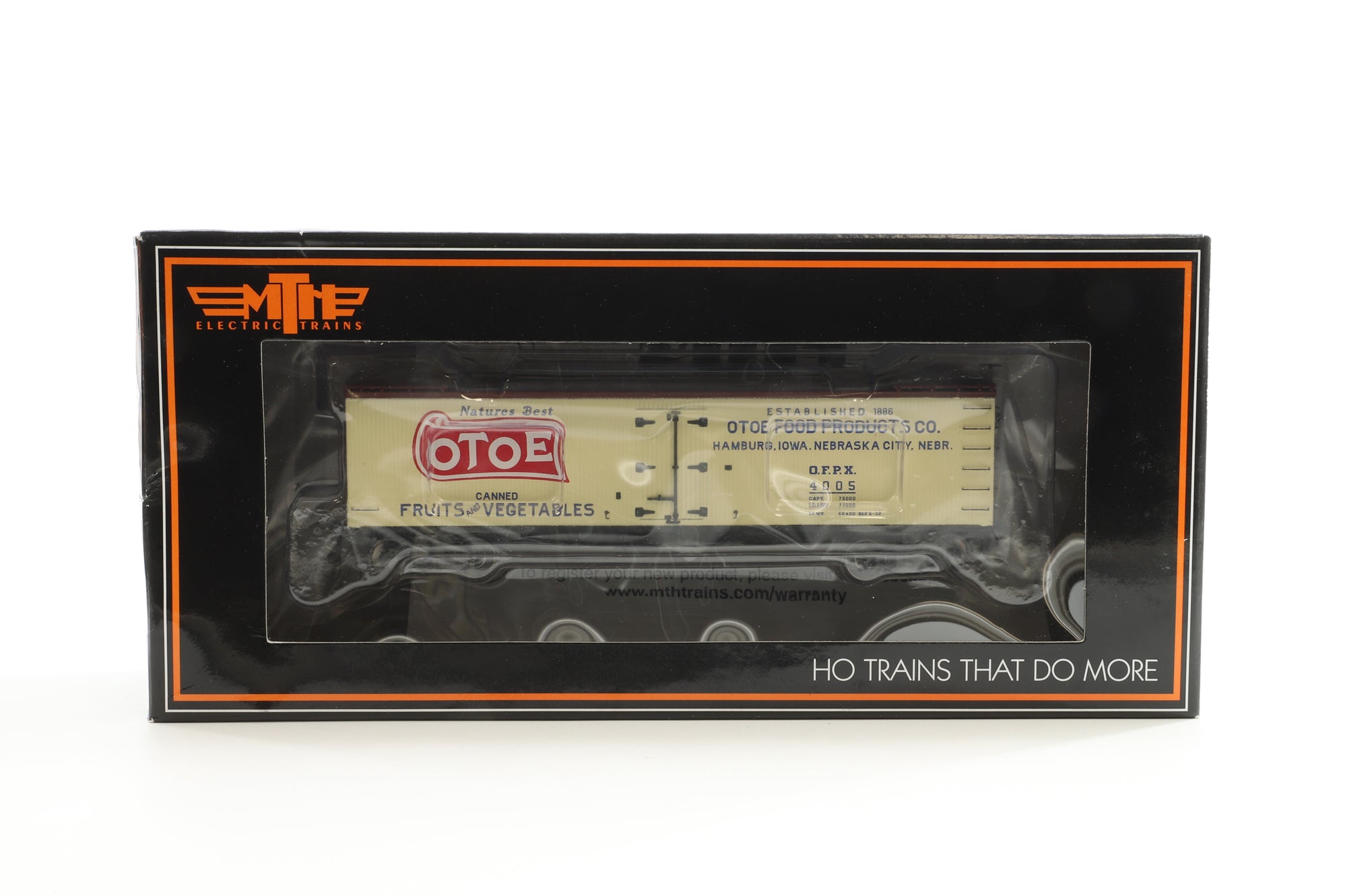MTH HO 80-90028 Rake of 6x R40-2 Reefer Cars in OTOE Food Products Liveries