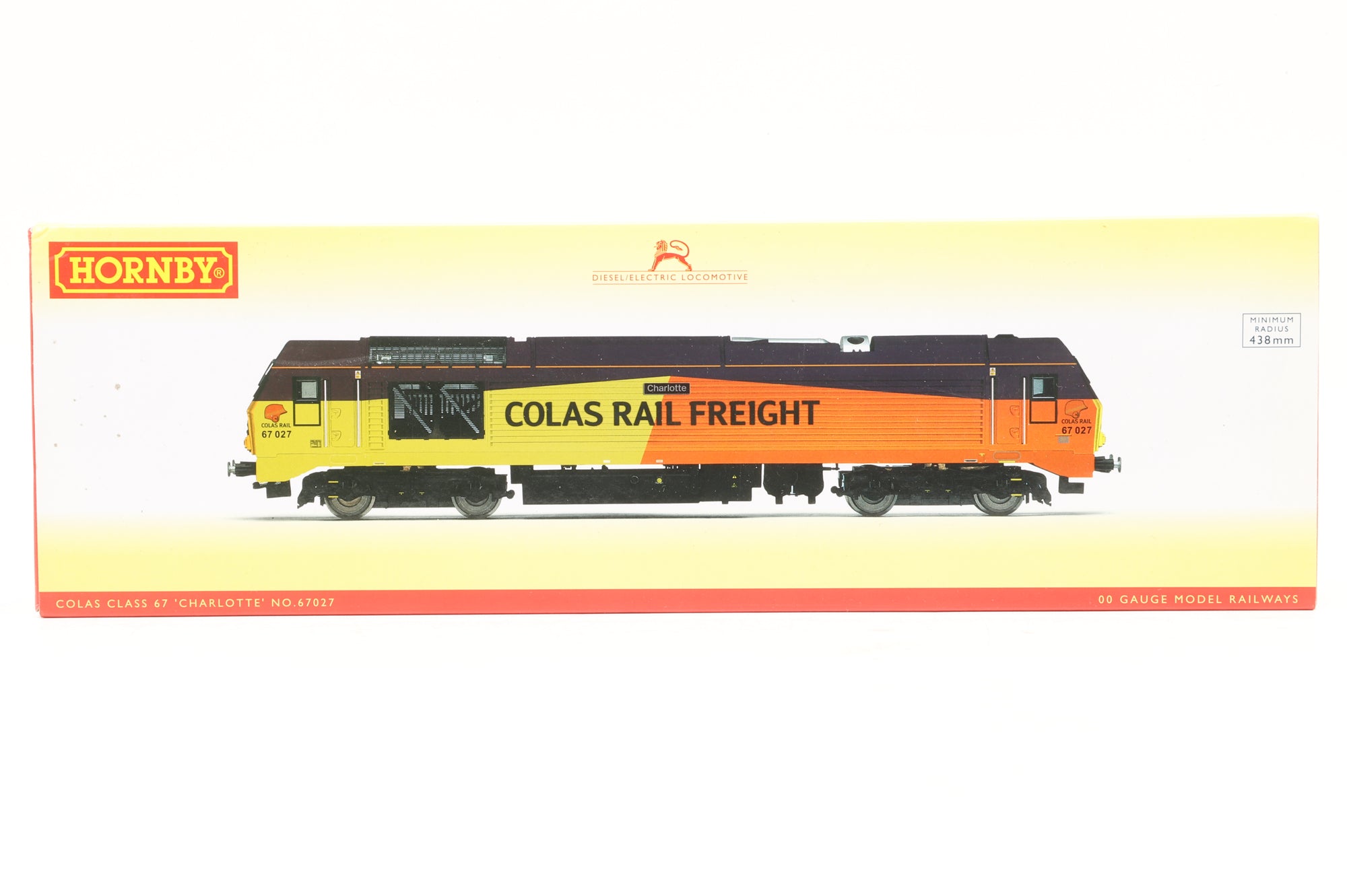 Hornby OO R3659 Class 67 '67027' 'Charlotte' Coals DCC Fitted