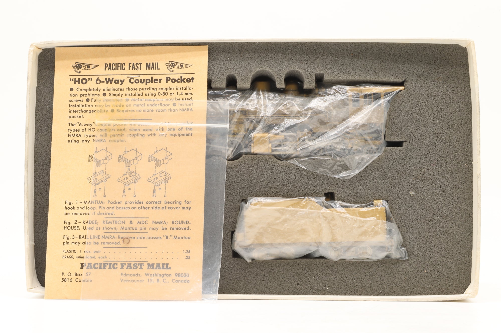 Atlas/United Scale Models HO Sierra R.R. 2-6-6-2 Ex-Weyerhauser Timber Co. PFM Exclusive, Plain Brass