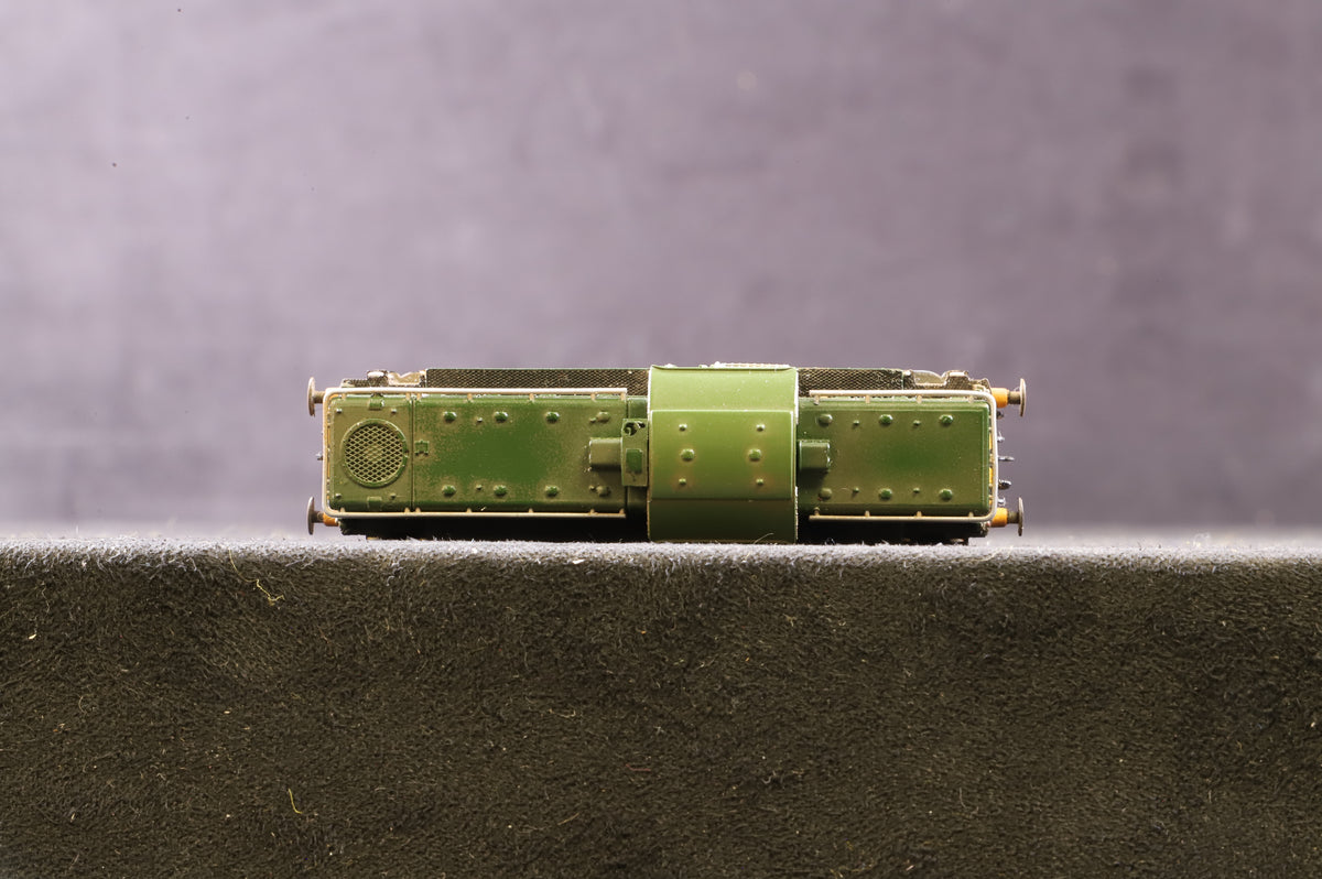 Graham Farish N 372-951 Class 14 Diesel &#39;D9523&#39; BR Green Wasp Stripes Weathered