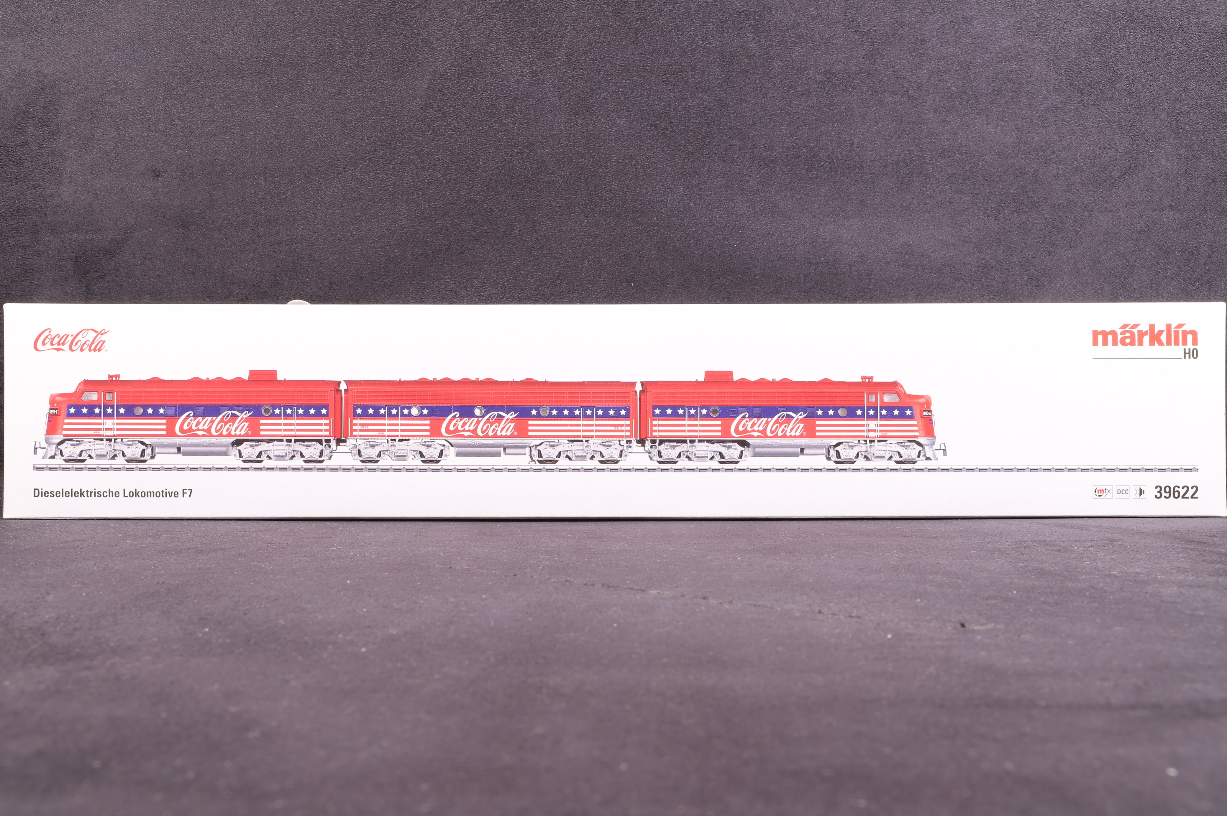 Marklin HO 39622 F7 Diesel Electric Locomotive, 3-Rail, MFX Sound