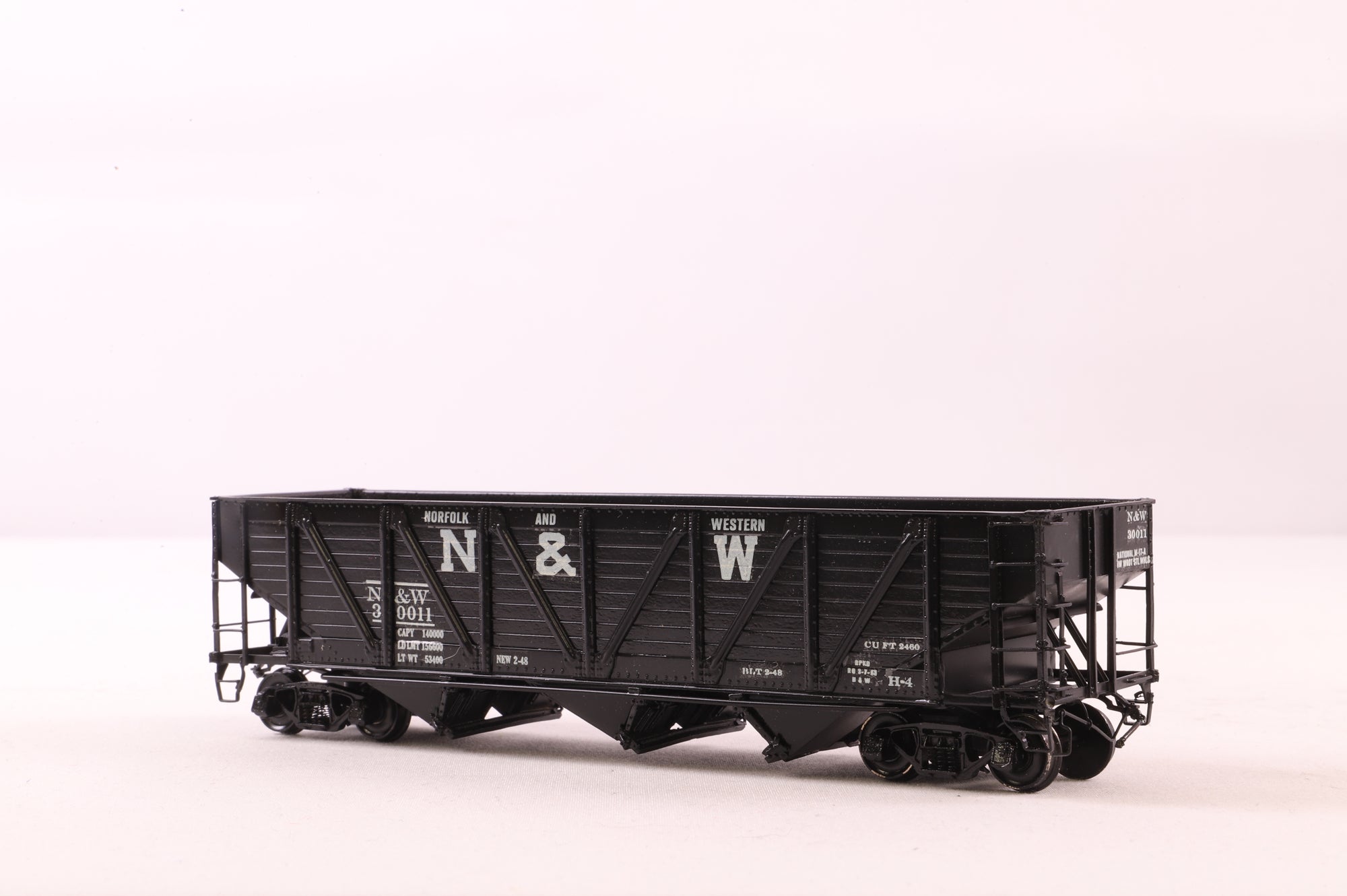 Overland Models HO Brass OMI-3096 Hopper N&W H-4 3-bay 55 Ton Composite Hopper C/P Tolf '30011'