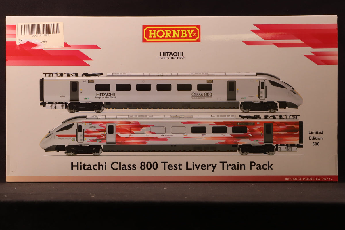 Hornby OO R3579 Hitachi Class 800 in Test Livery
