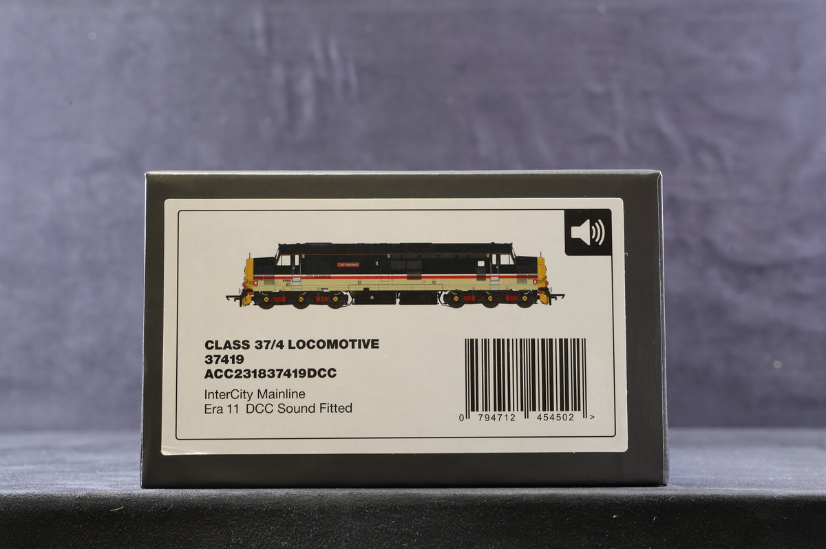 Accurascale OO ACC231837419 Class 37 &#39;37419&#39; Intercity Mainline, DCC Sound