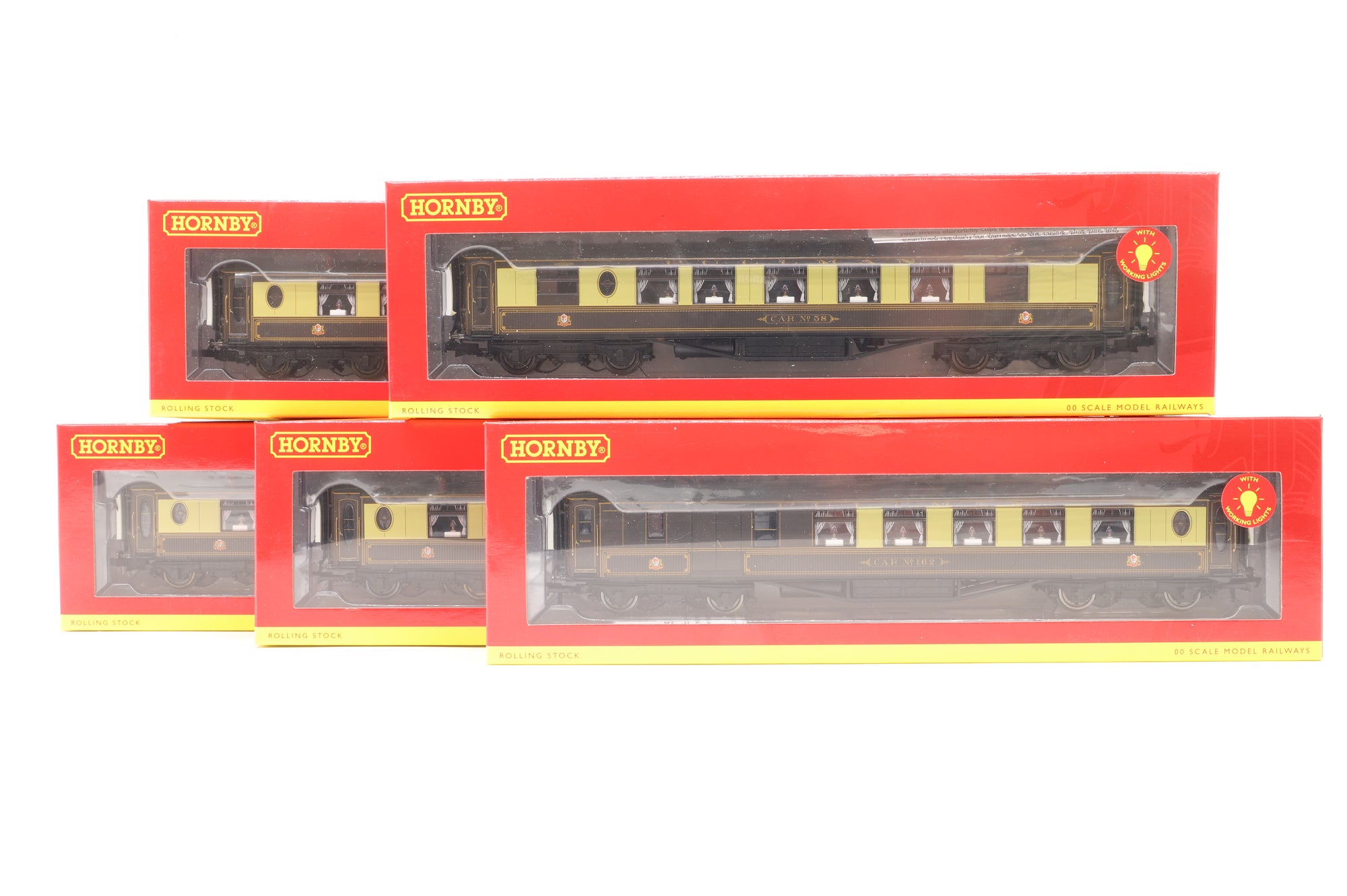 Hornby OO Rake Of 8 Pullman Cars Inc. R4741, R4739, R4742M R4740 & R4738