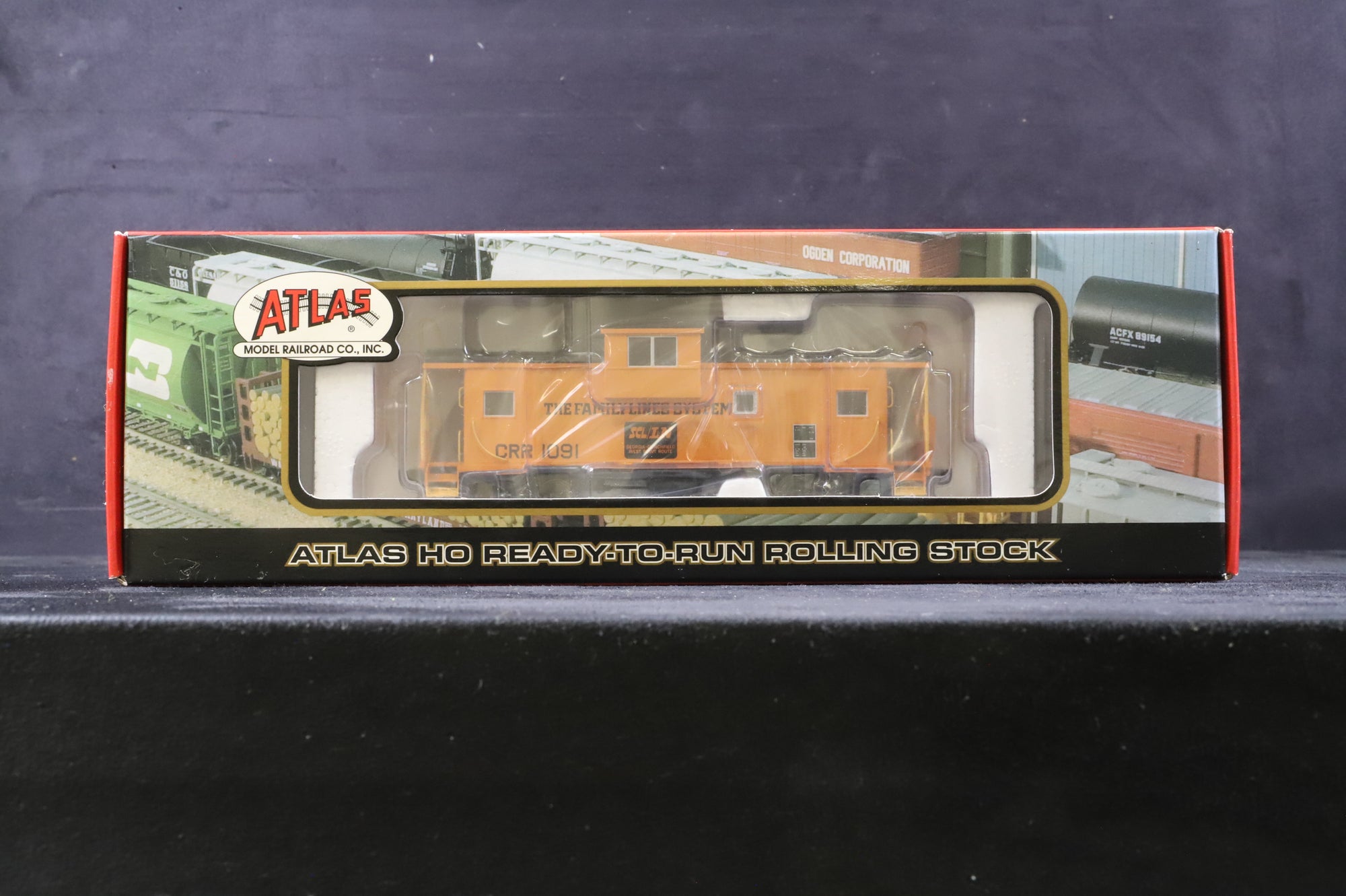 Atlas HO 6208-2 EV Caboose No.1091 in CRR 'Family Lines' Orange