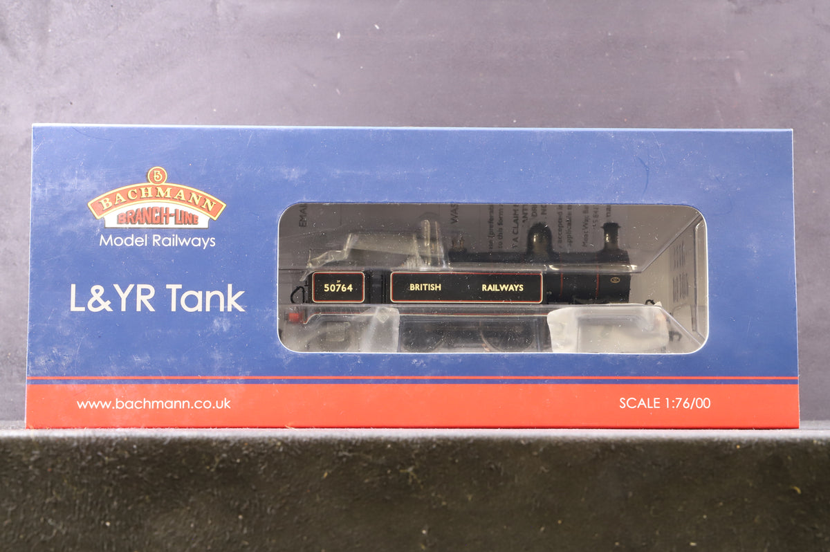Bachmann OO 31-170 L&amp;YR Tank 50764 in BR Lined Black w/ 1948 Gill Sans Lettering