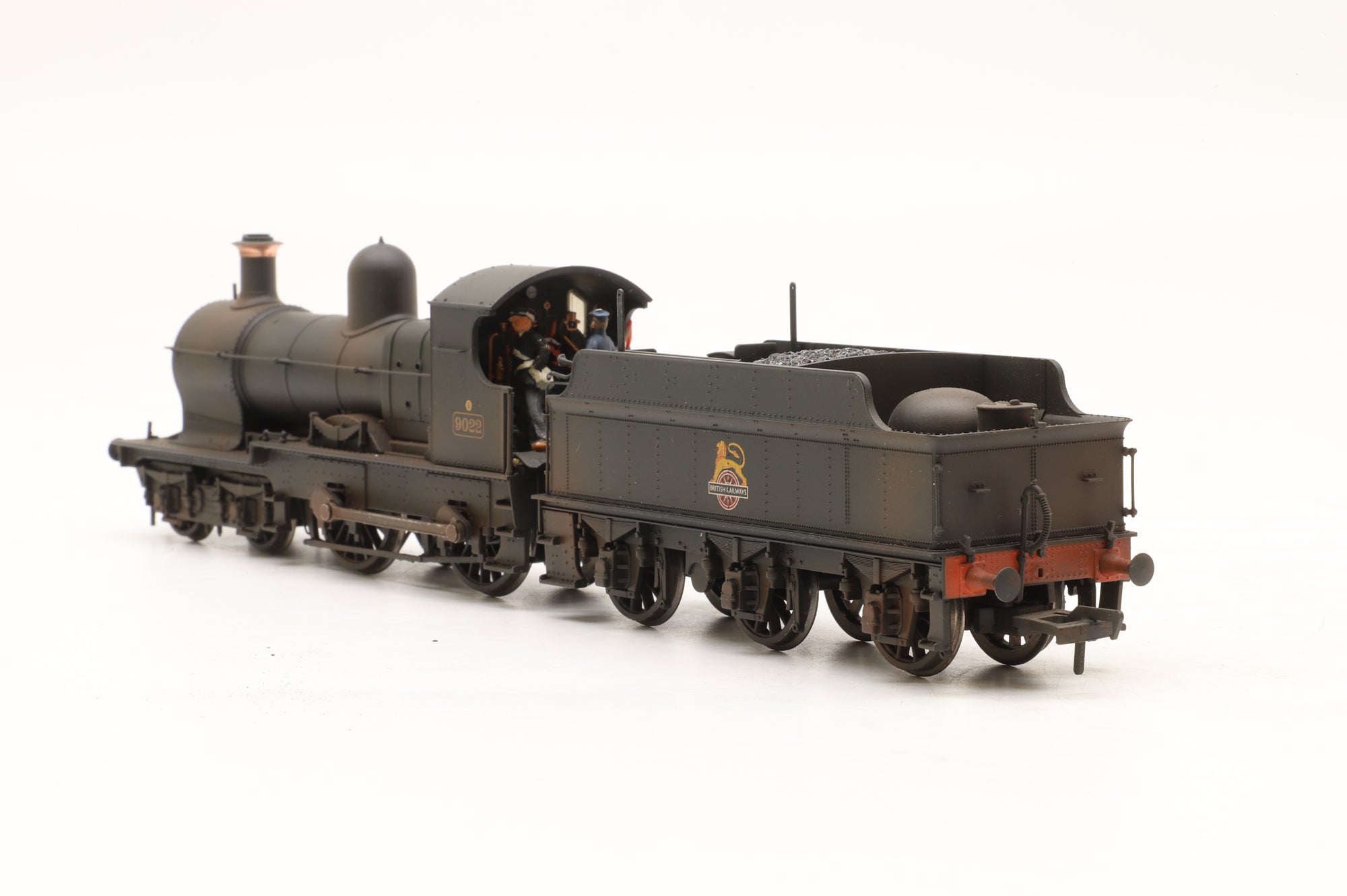 Bachmann OO 31-085 GWR 3200 Class '9022' BR Black E/C Weathered