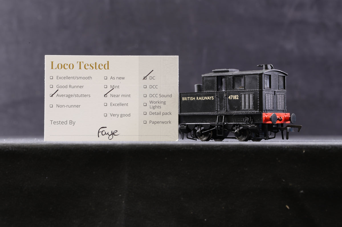 Model Rail OO MR-015 Sentinel British Railways Unlined Black &#39;47182&#39;