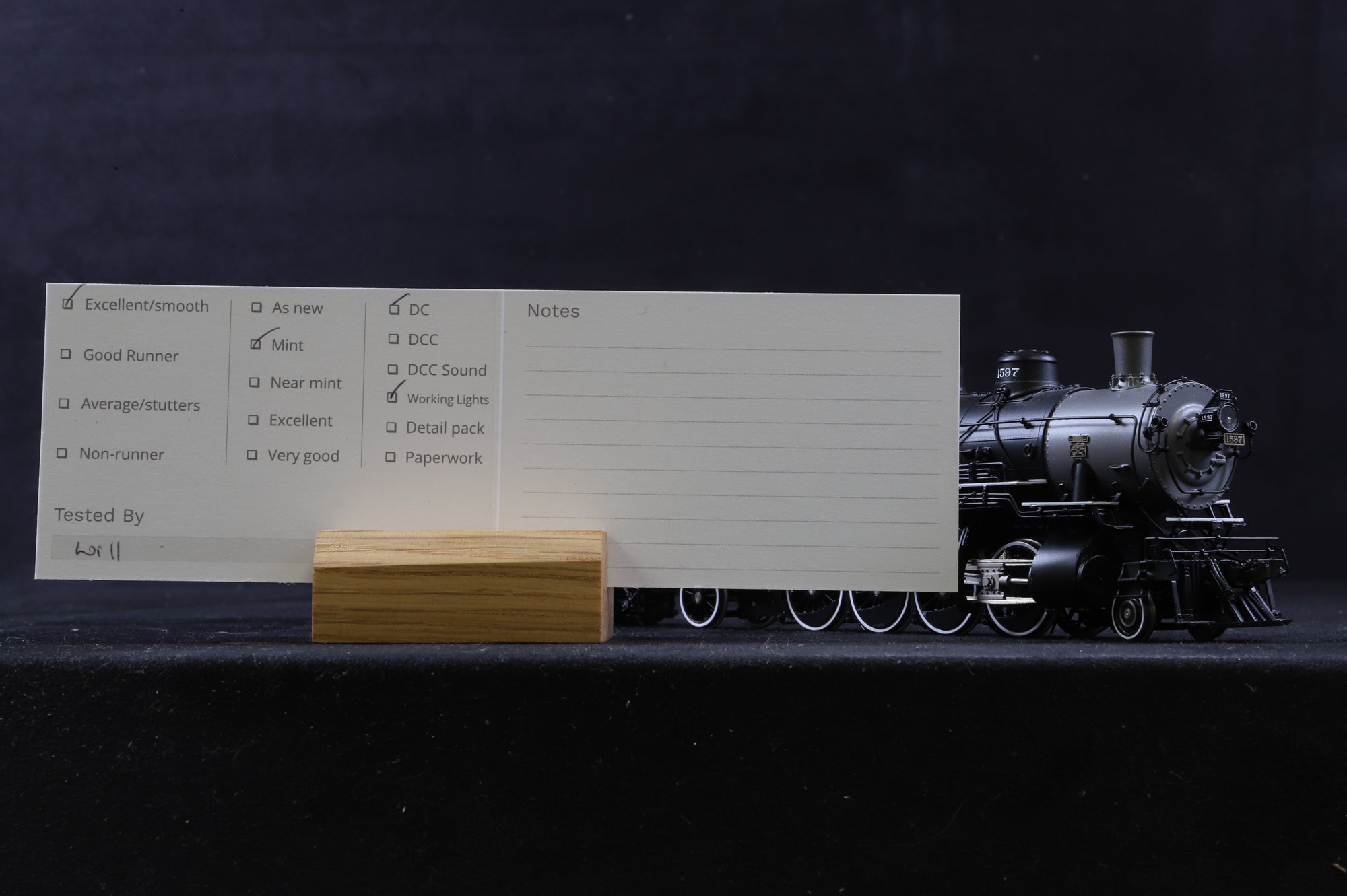 W&R Enterprises HO Brass Northern Pacific Class W 2-8-2 Version 1A '1597' Steam Locomotive