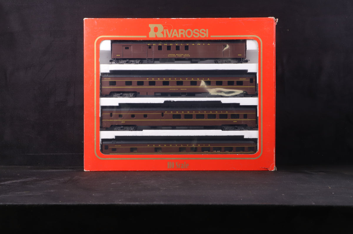 Rivarossi HO 6959 Pack Of 4 Pennsylvania Coaches