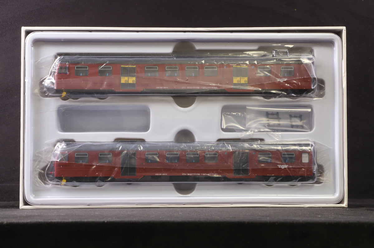 Topline Models HO 84.202DC NSB BM69a 69015/BS 69615 in Red/Black Livery V2
