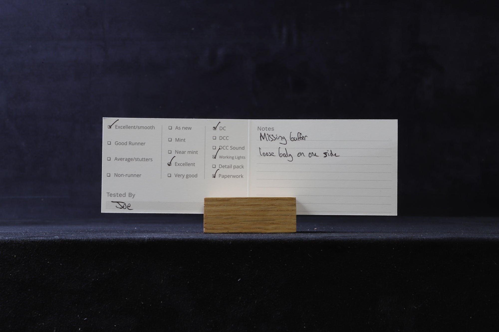 Dapol OO D1000G Class 22 '6326' Split Headcode Box Full Yellow Warning Panel