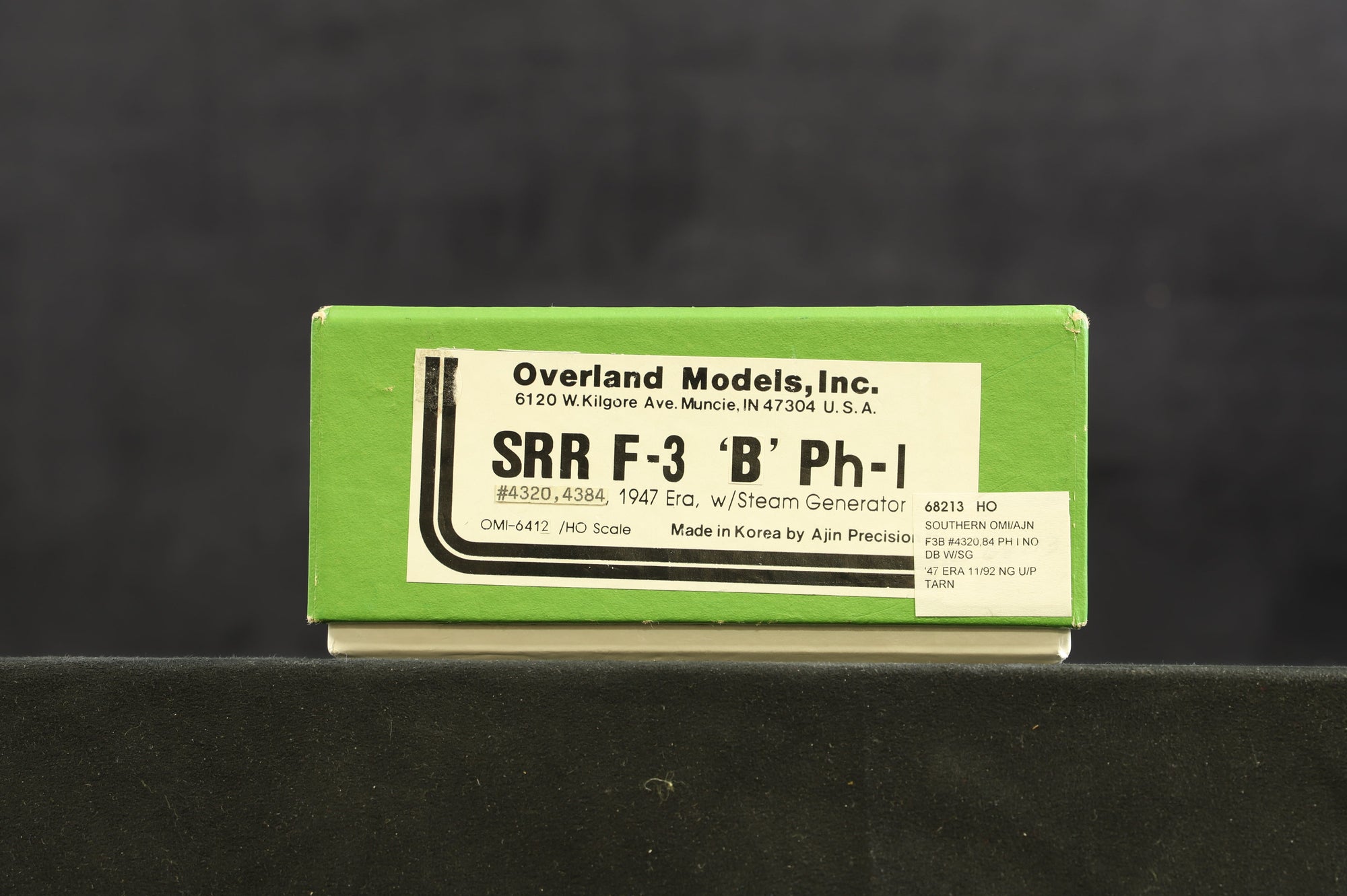 Overland Models/Ajin Precision HO SRR F-3 'B' Ph-I #4320, 4384, 1947 Era w/Steam Generator, Factory Painted Brass, Un-Powered