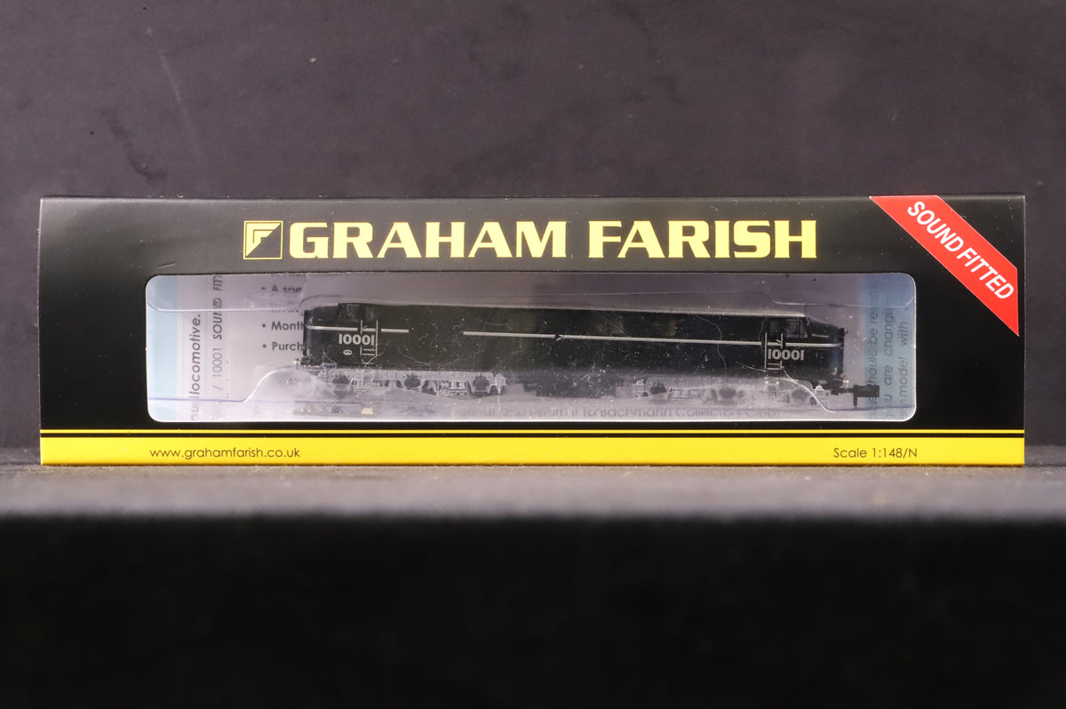Graham Farish N 372-911SF LMS &#39;10001&#39; BR Black DCC Sound