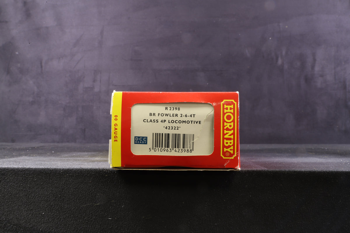 Hornby OO R2398 BR Fowler 2-6-4T Class 4P Loco &#39;42322&#39;