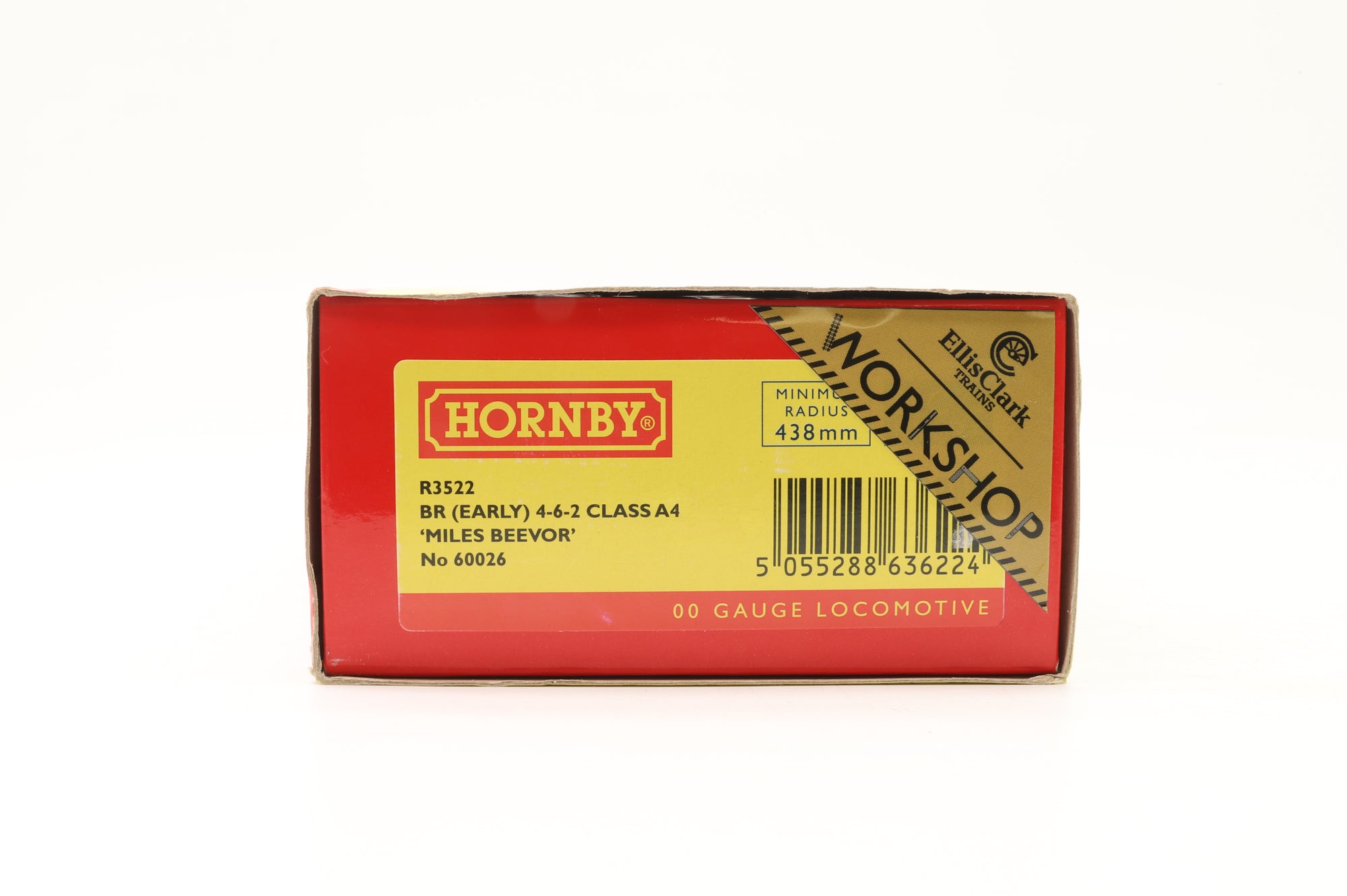 WORKSHOP Hornby OO R3522 Class A4 '60026' 'Miles Beevor' BR Lined Green E/C