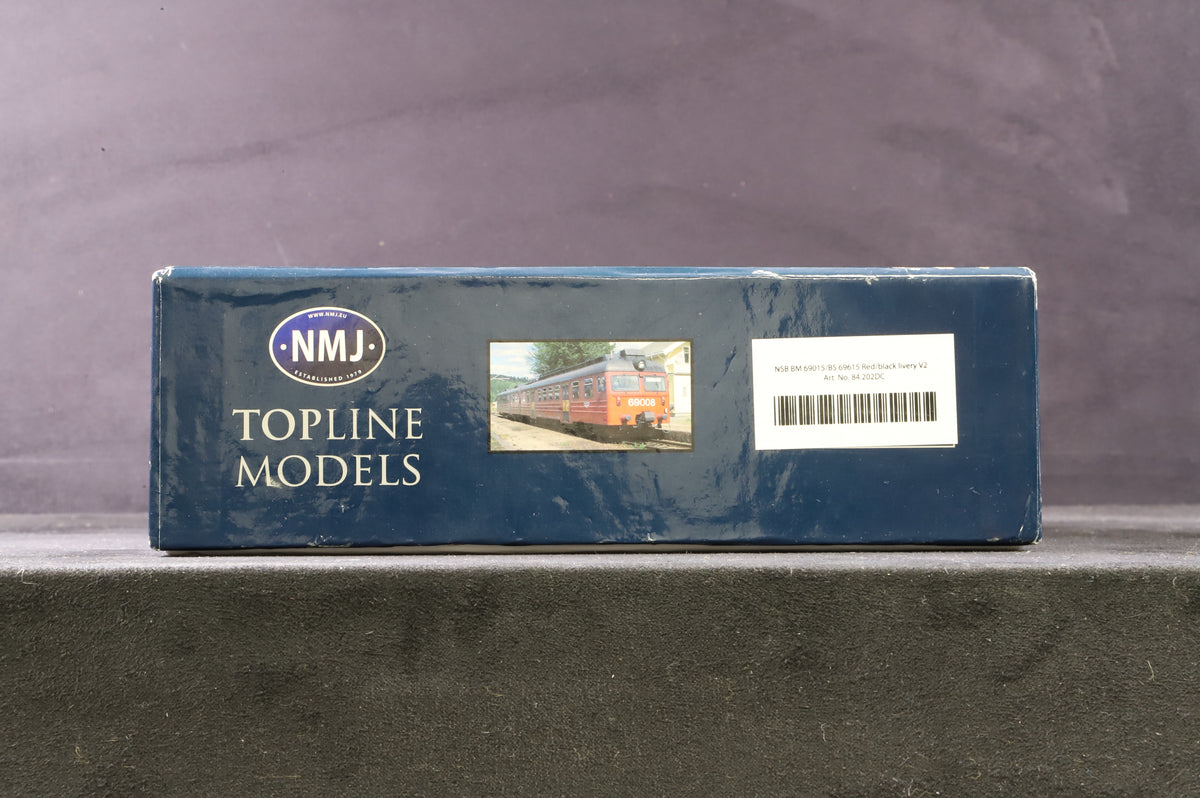 Topline Models HO 84.202DC NSB BM69a 69015/BS 69615 in Red/Black Livery V2
