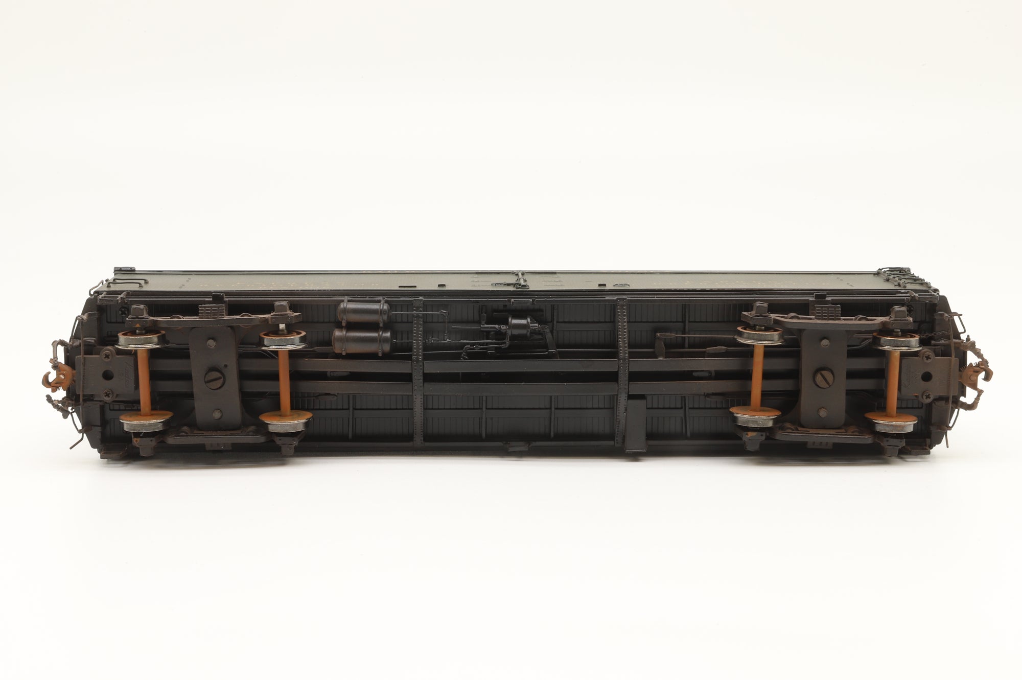 Iron Horse/Precision Scale HO Brass 17804-14 REX BR Class 53' 6'' REEFER Car w/ Miner Brake System #1616 - Weathered