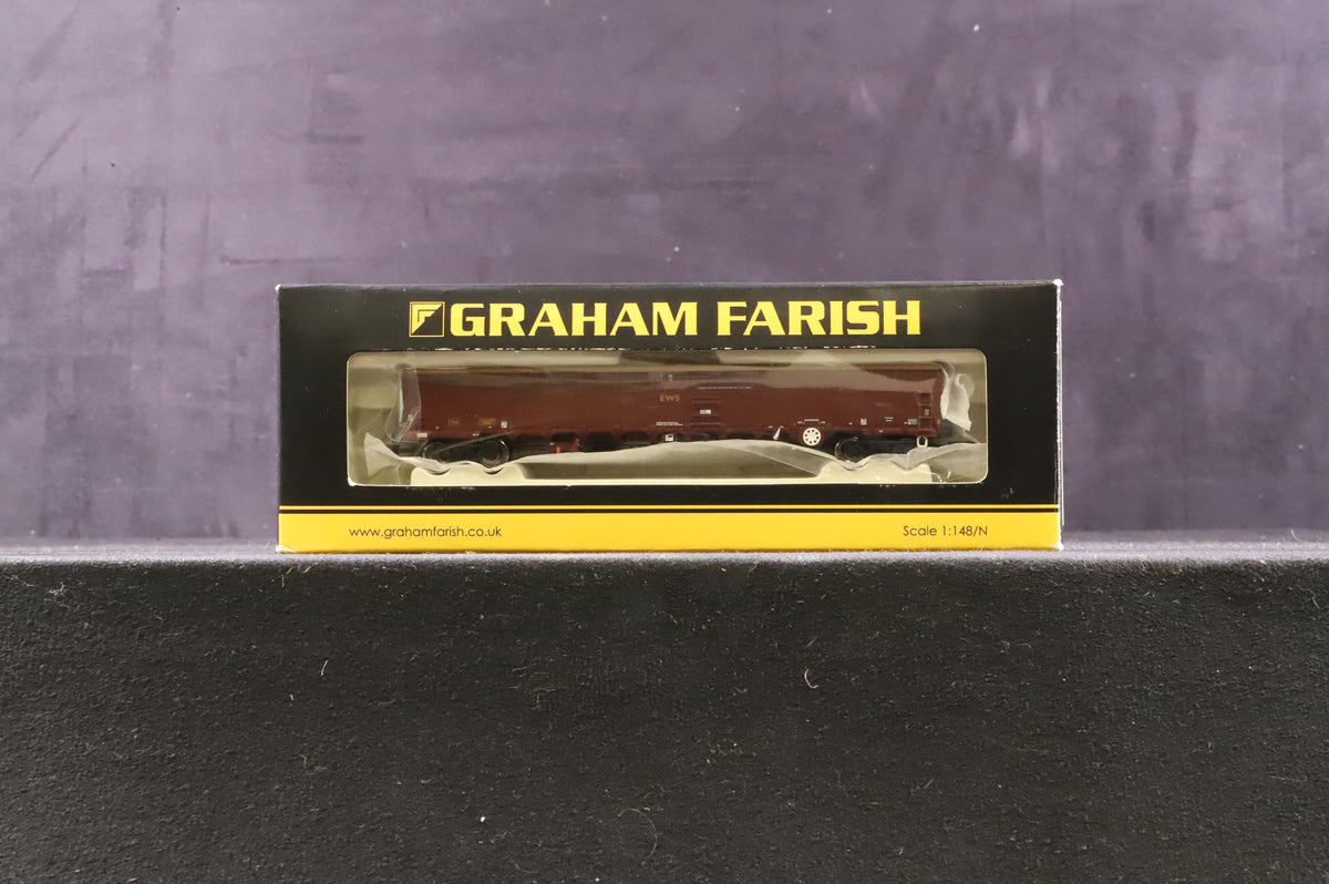 Graham Farish N Rake of 3 MBA Megabox High-Sided Bogie Box Wagons, Inc. 377-650 &amp; 2 x 377-650A