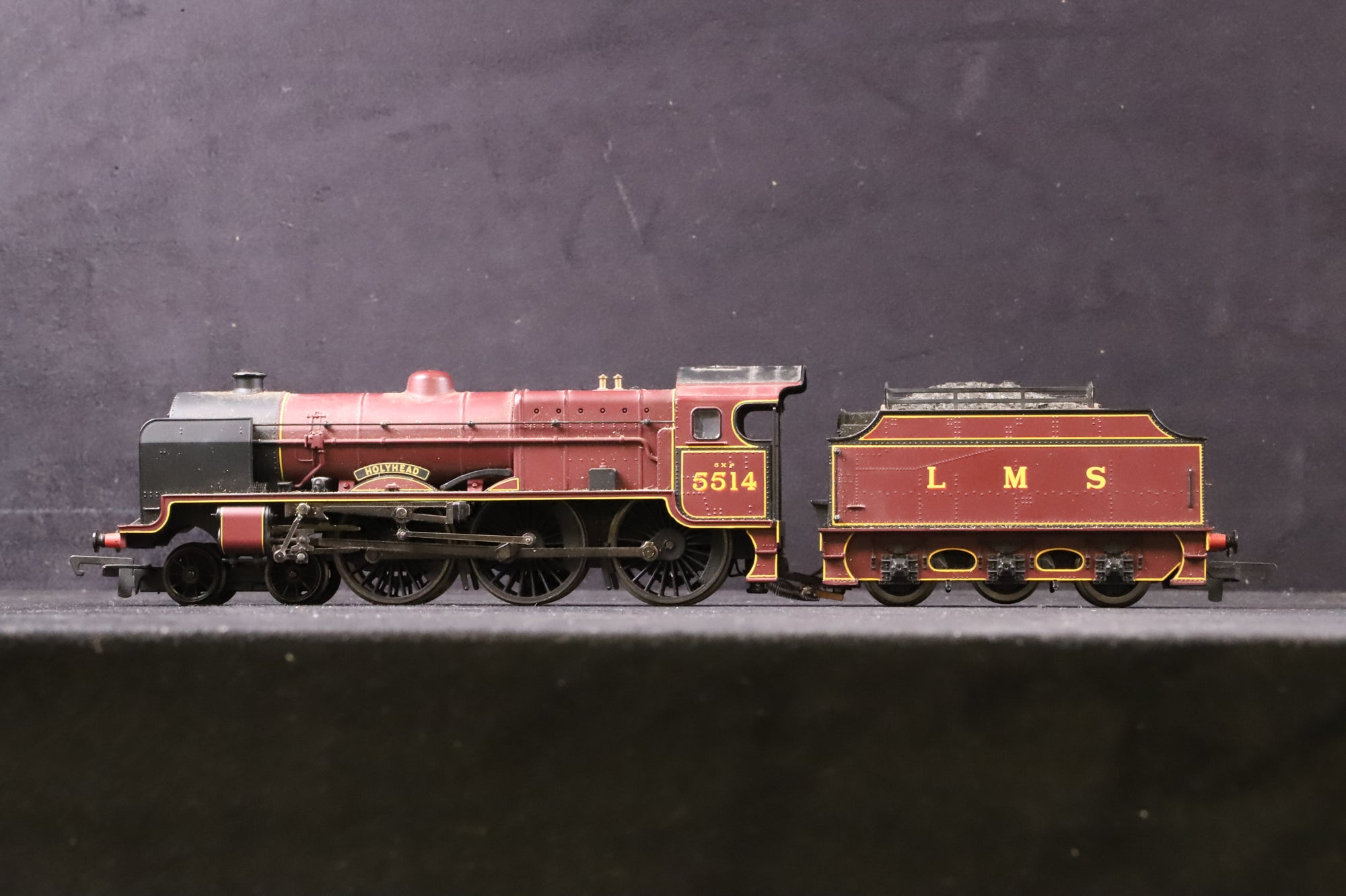 WORKSHOP Hornby OO R2182B Patriot Class 5XP '5514' 'Holyhead' LMS Maroon Non Runner