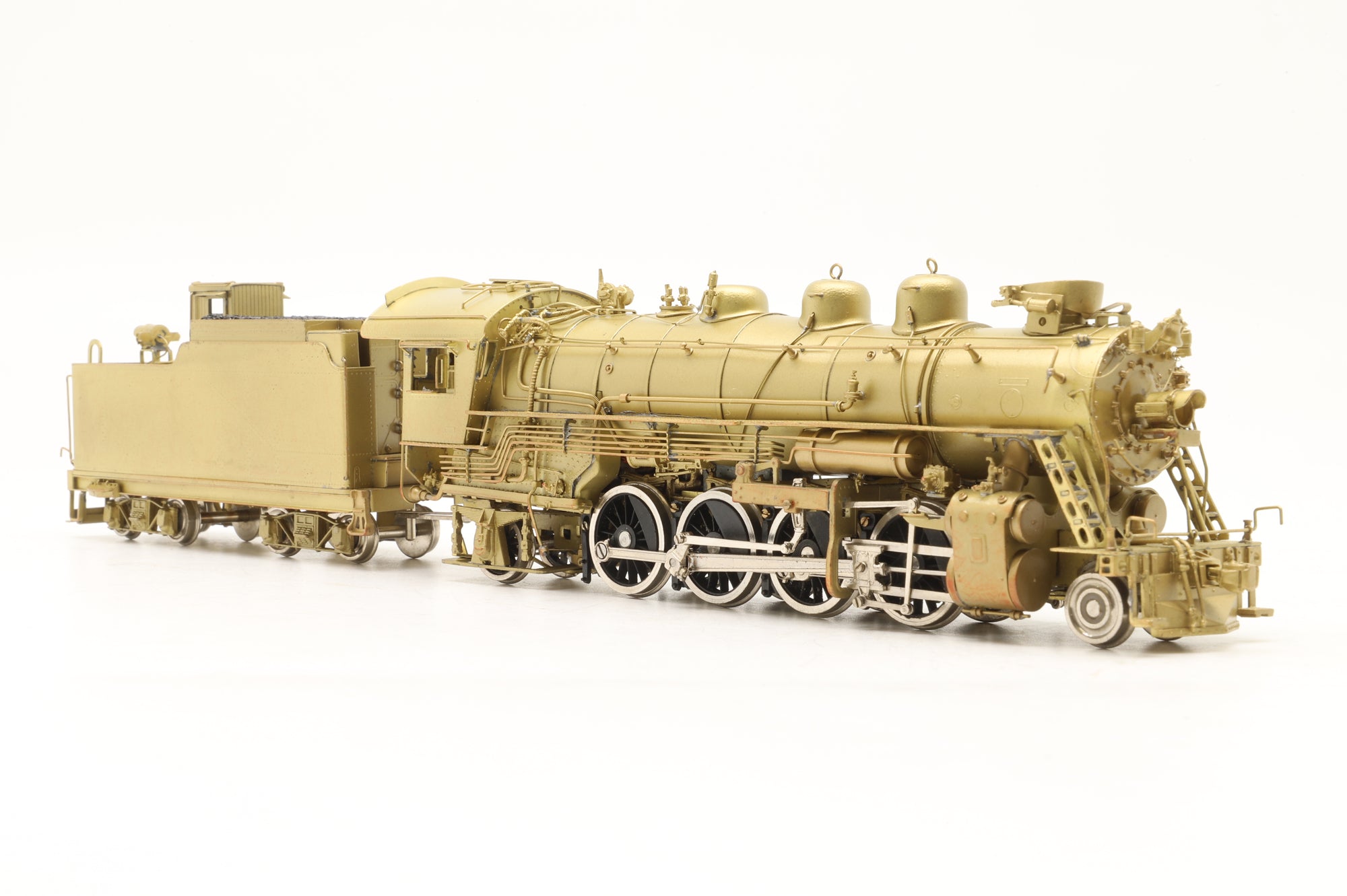 Samhongsa/Key Imports HO Brass K-59 Class 2-8-2 Mikado, Plain Brass