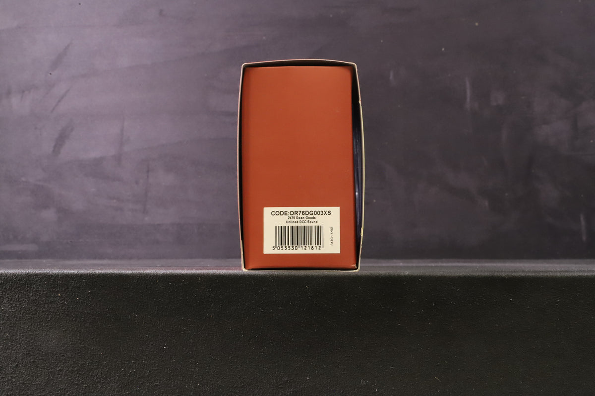 Oxford Rail OO OR76DG003XS 2475 Dean Goods, Unlined, DCC Sound