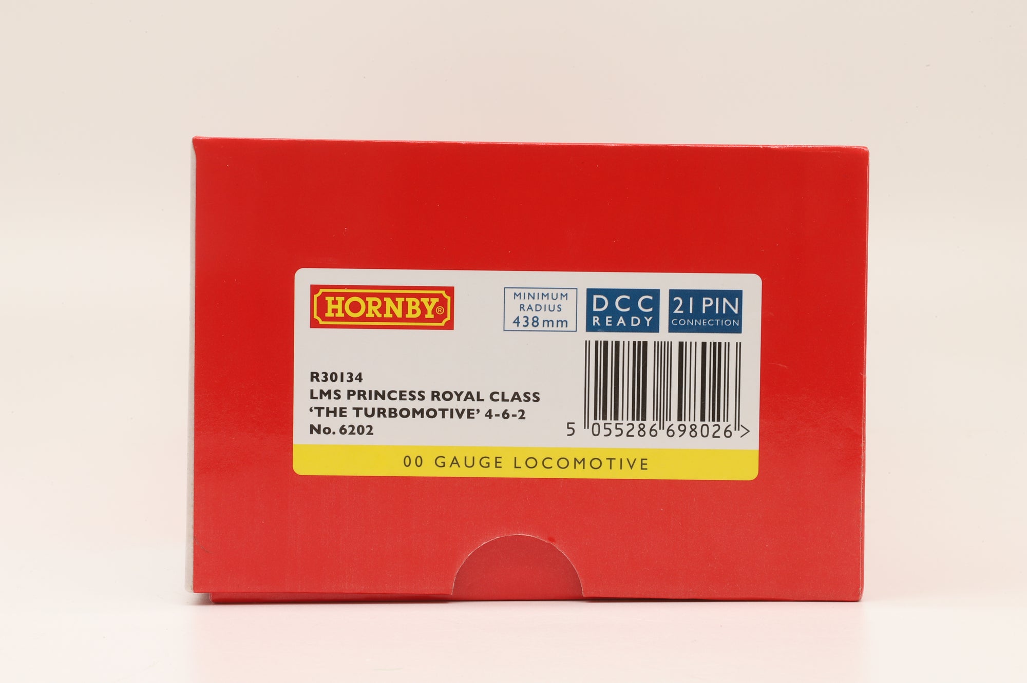 Hornby OO R30134 LMS Princess Royal Class 'The Turbomotive' 4-6-2 '6202', DCC Sound