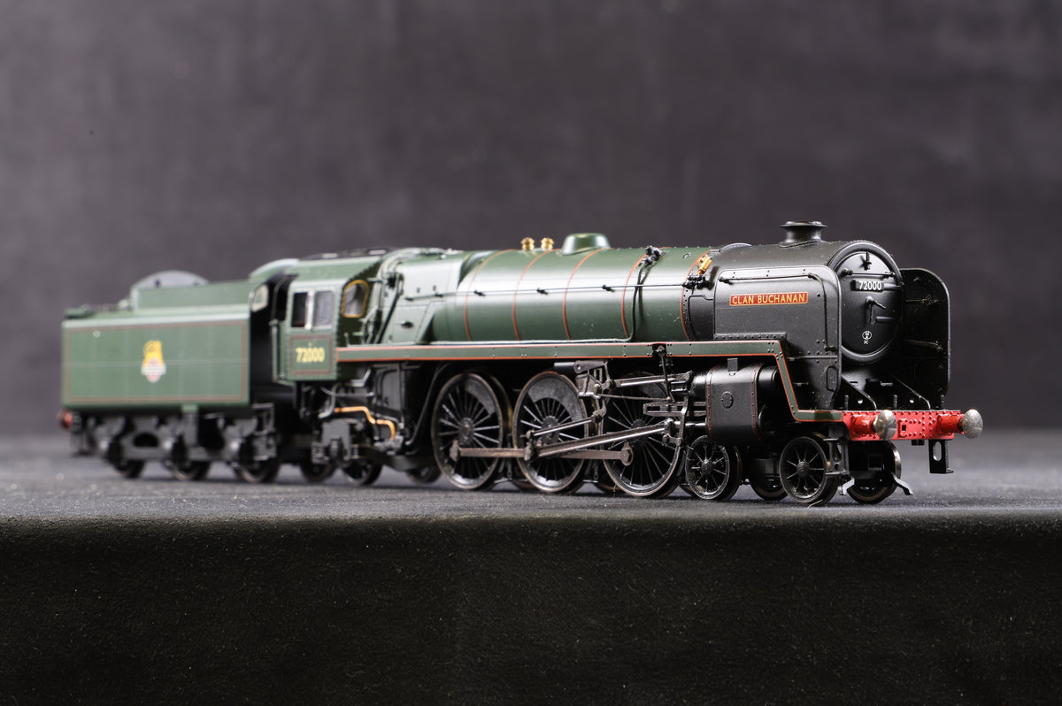 Hornby OO R2846X Standard Clan Class &#39;72000&#39; &#39;Clan Buchanan&#39; BR Green E/C