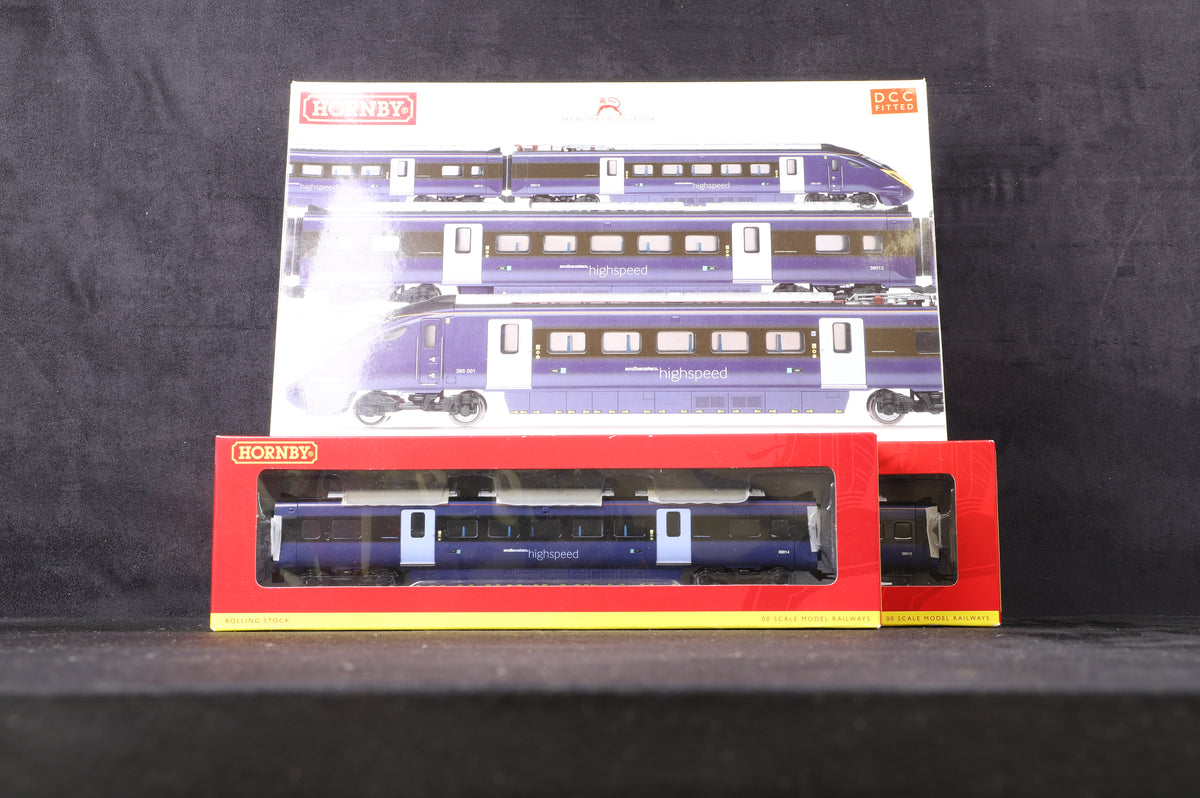 Hornby OO R2821X Hitachi Class 395 EMU &amp; 2 Coaches, DCC Fitted