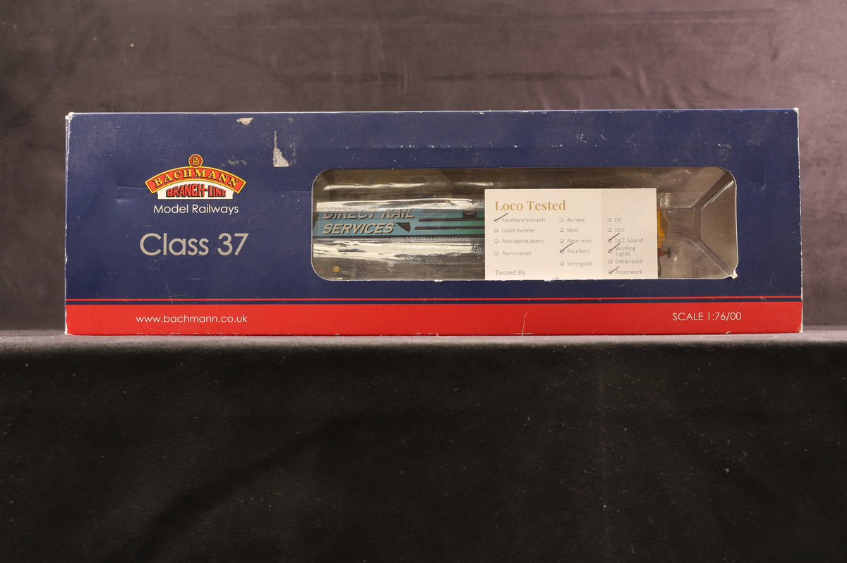 Bachmann OO 32-387 Class 37 Diesel &#39;37608&#39; DRS Livery, DCC Sound