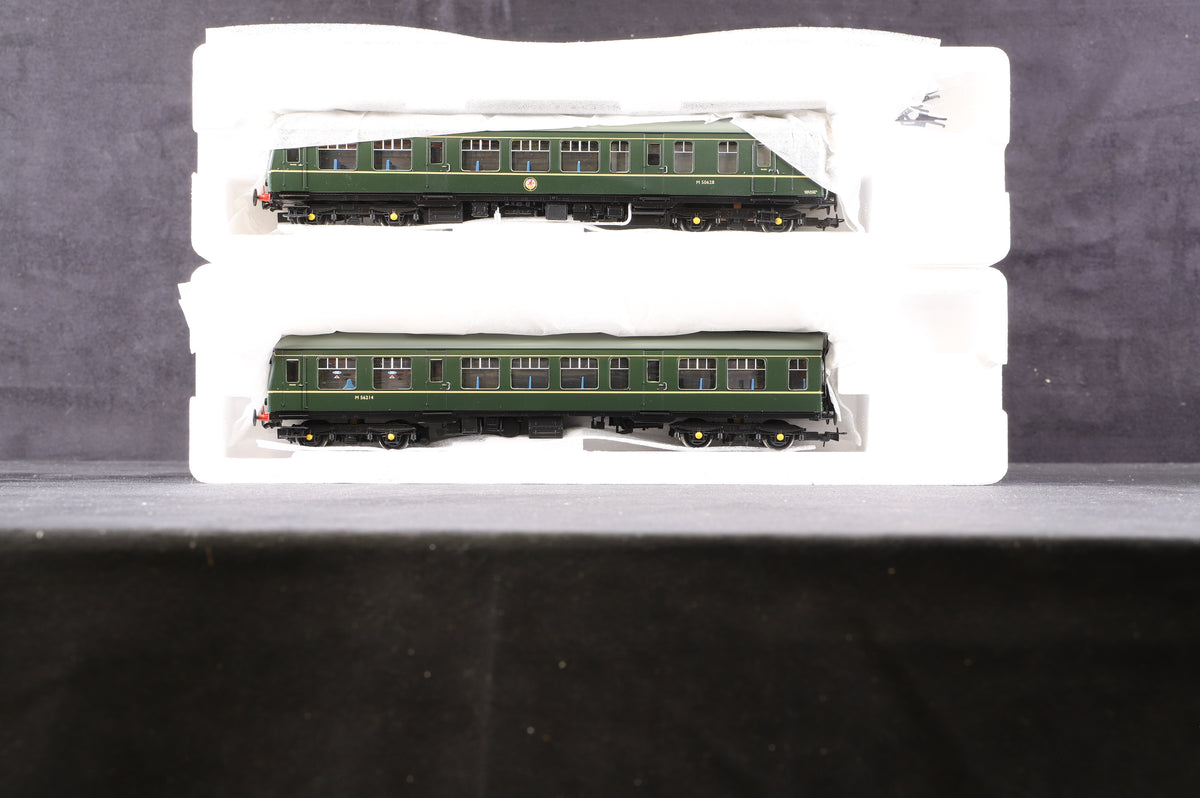 Bachmann OO 32-900 Class 108 DMU 2 Car BR Green With Speed Whiskers