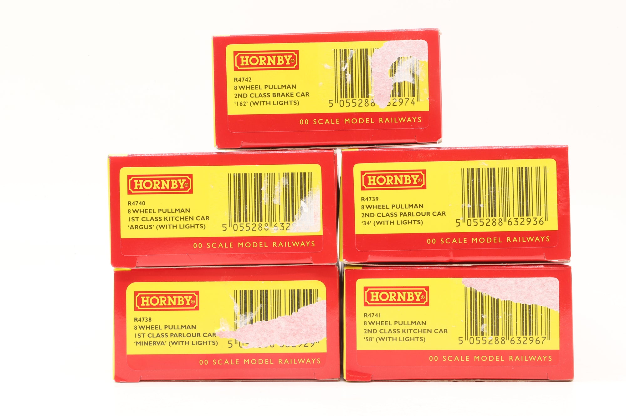 Hornby OO Rake Of 8 Pullman Cars Inc. R4741, R4739, R4742M R4740 & R4738