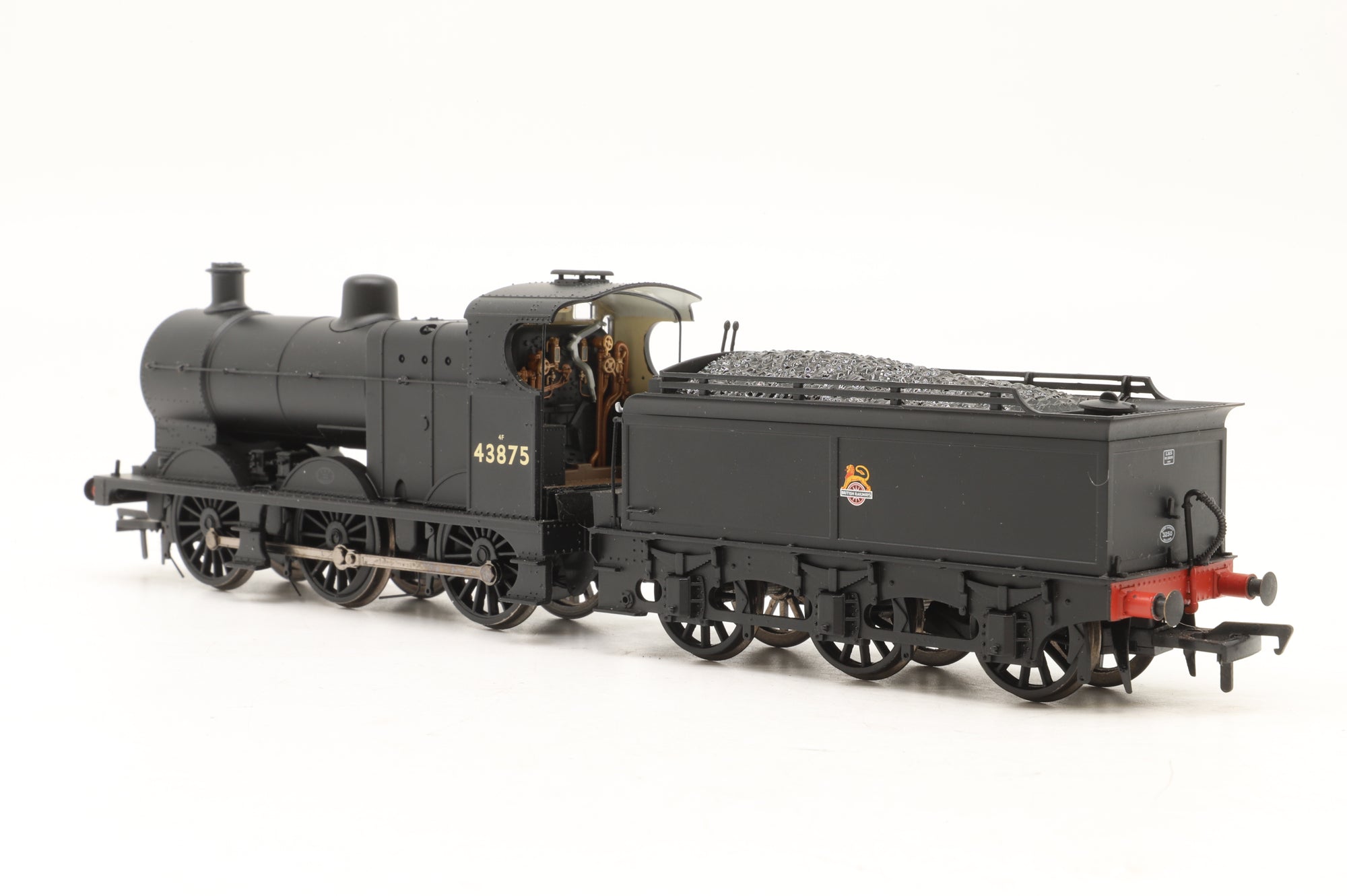 Bachmann OO 31-881 Class 4F No. 43875 BR Black Early Crest DCC Fitted