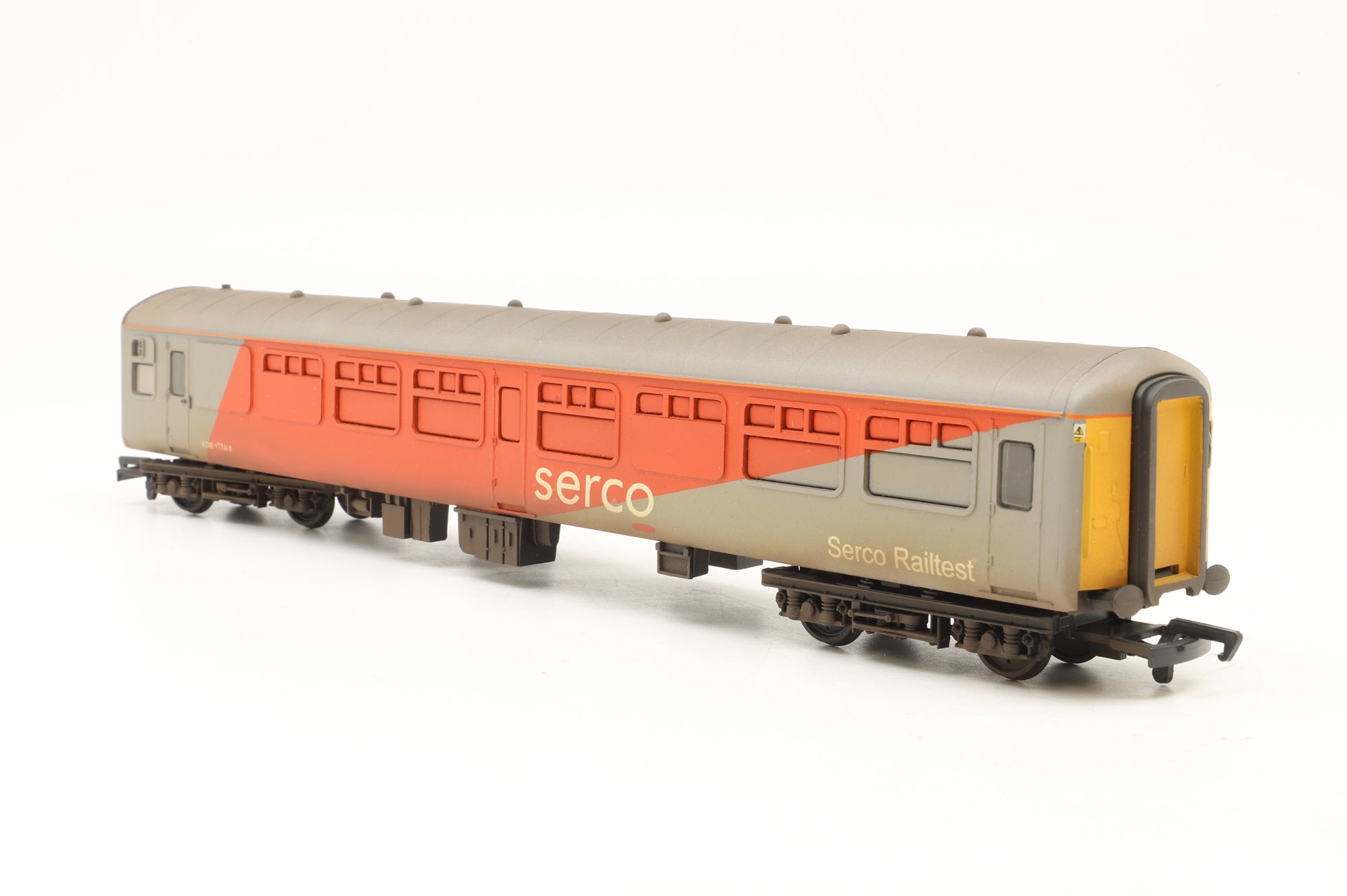 Custom OO Mk2 RDB468 Serco Railtest Coach – Weathered
