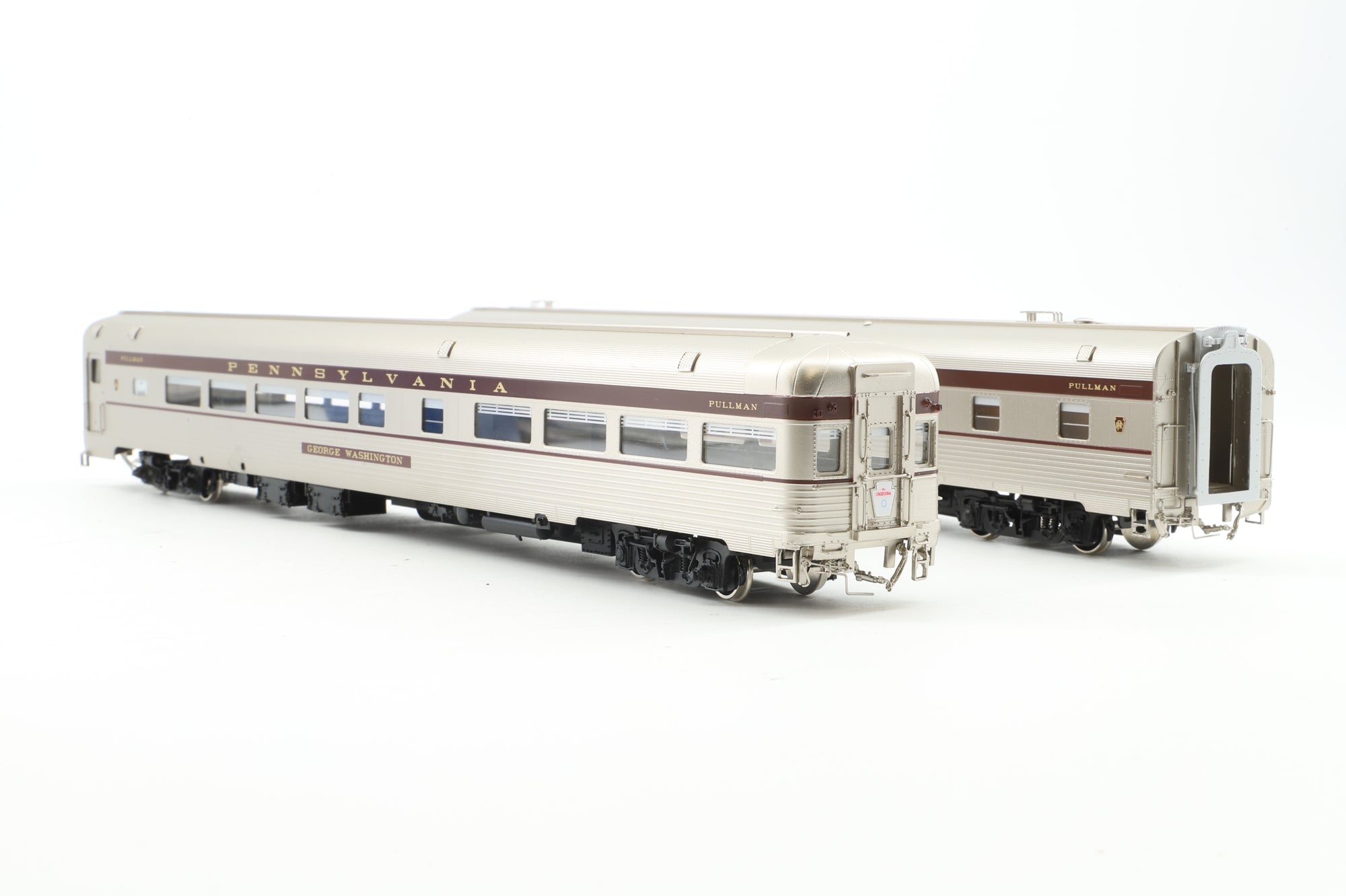 Samhongsa/Challenger Imports HO Brass Rake of 14 Pennsylvania Railroad 'Congressional', C-2A, C-2B & C-F1