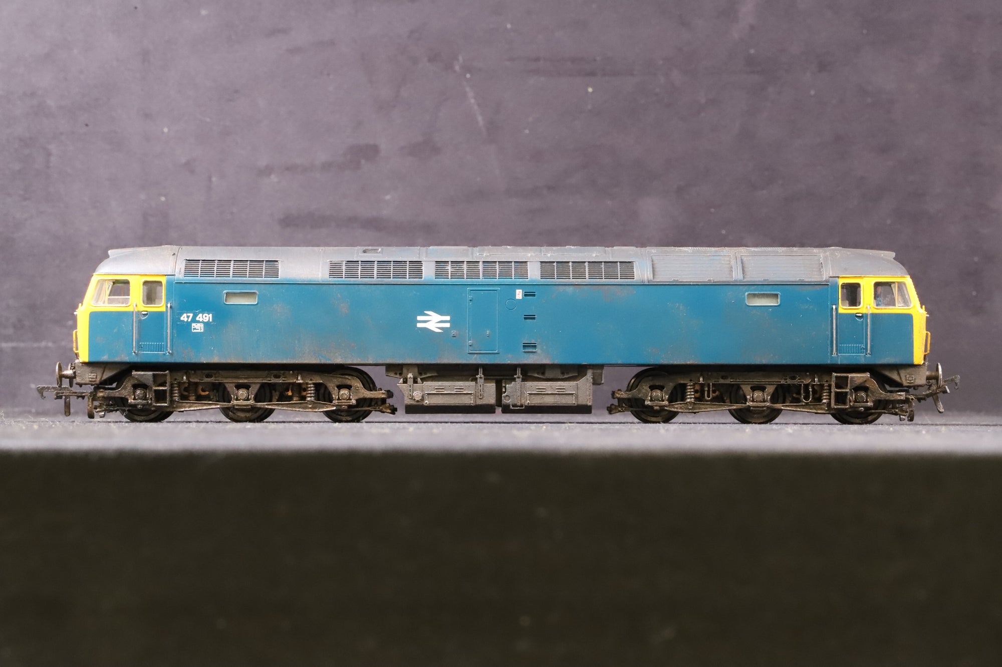 WORKSHOP Bachmann OO Class 47 47491 in BR Blue - Weathered