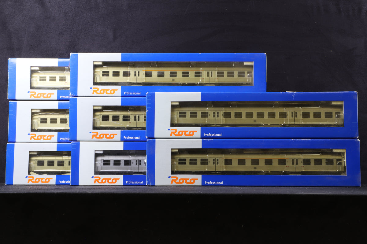 Roco HO Rake Of 8 DB Silver Coaches Inc. 45480 x3 &amp; 45481 x5