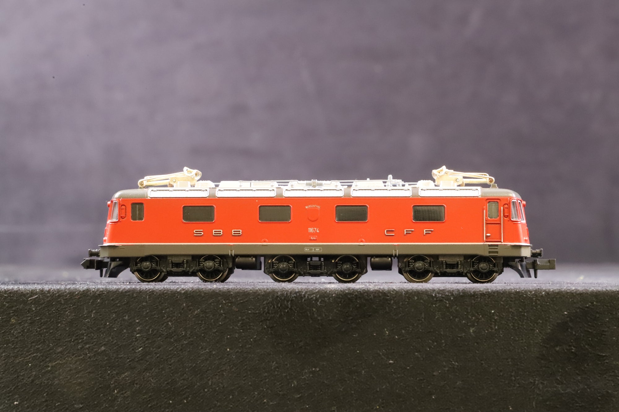 Hobbytrain/Kato N Gauge 1103 Re6/6 No.11674 in SBB Red