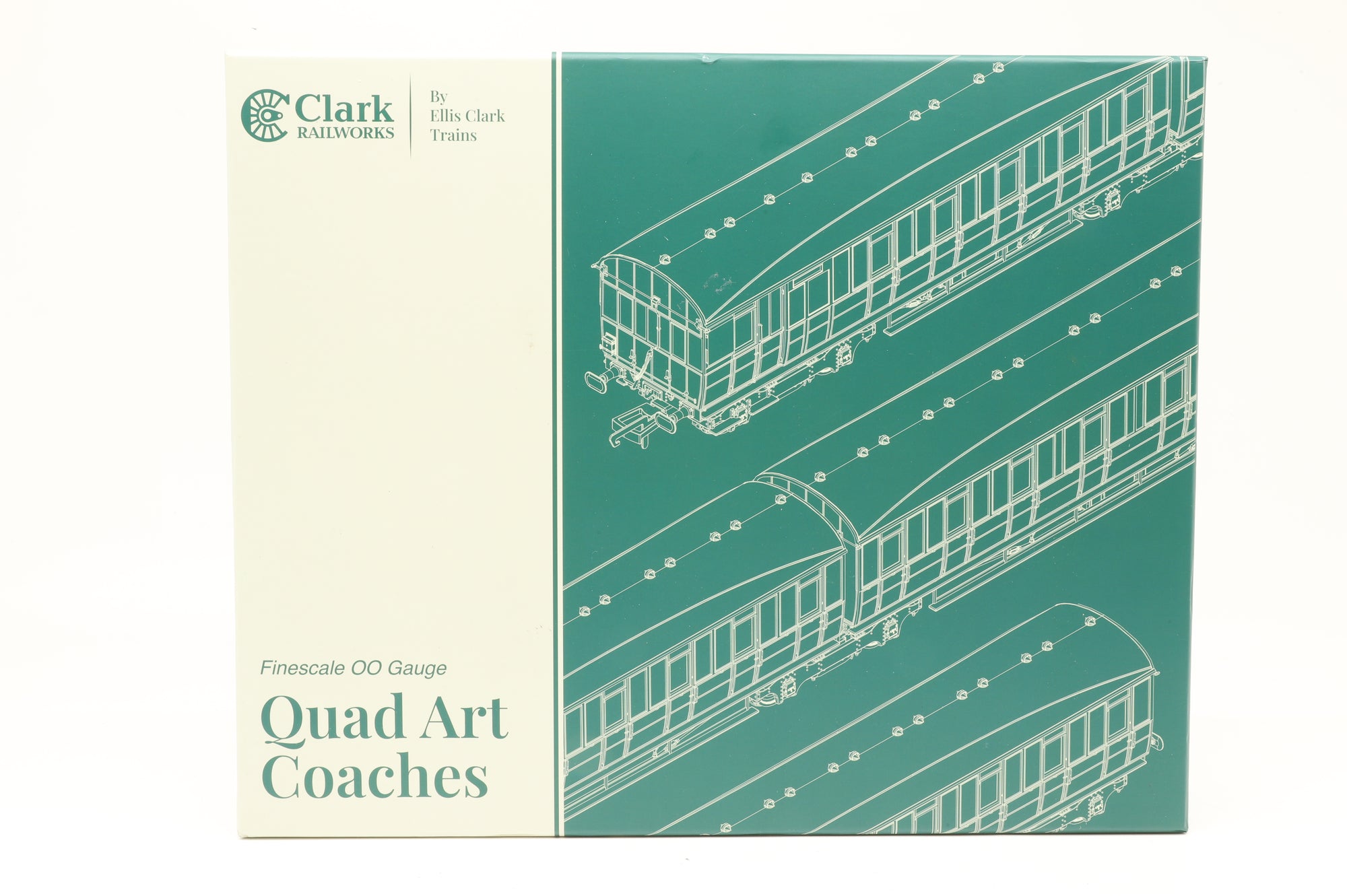 Clark Railworks OO C2003B Quad Art Set No. 72B in BR Maroon
