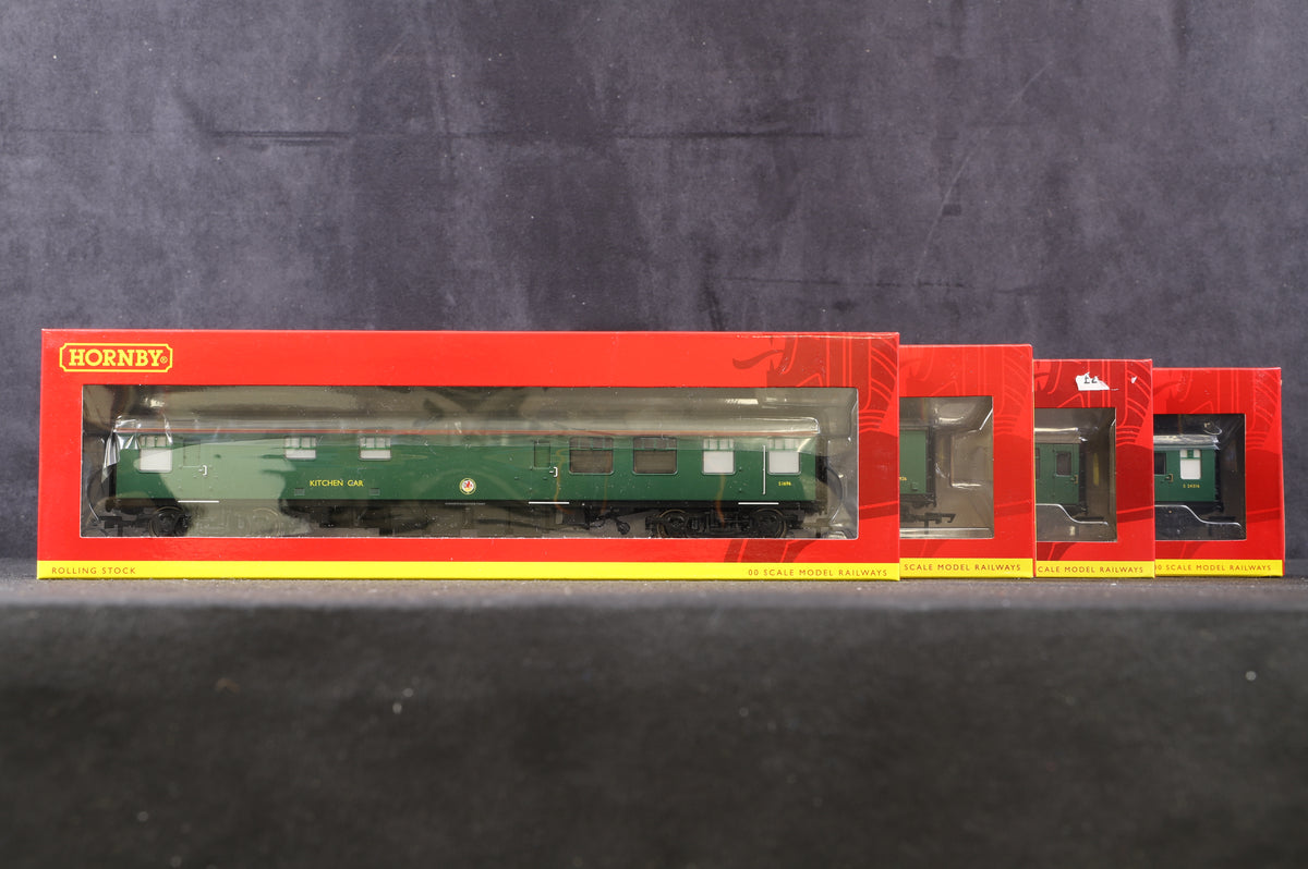 Hornby OO Rake Of 4 BR MK1 BR Green Coaches